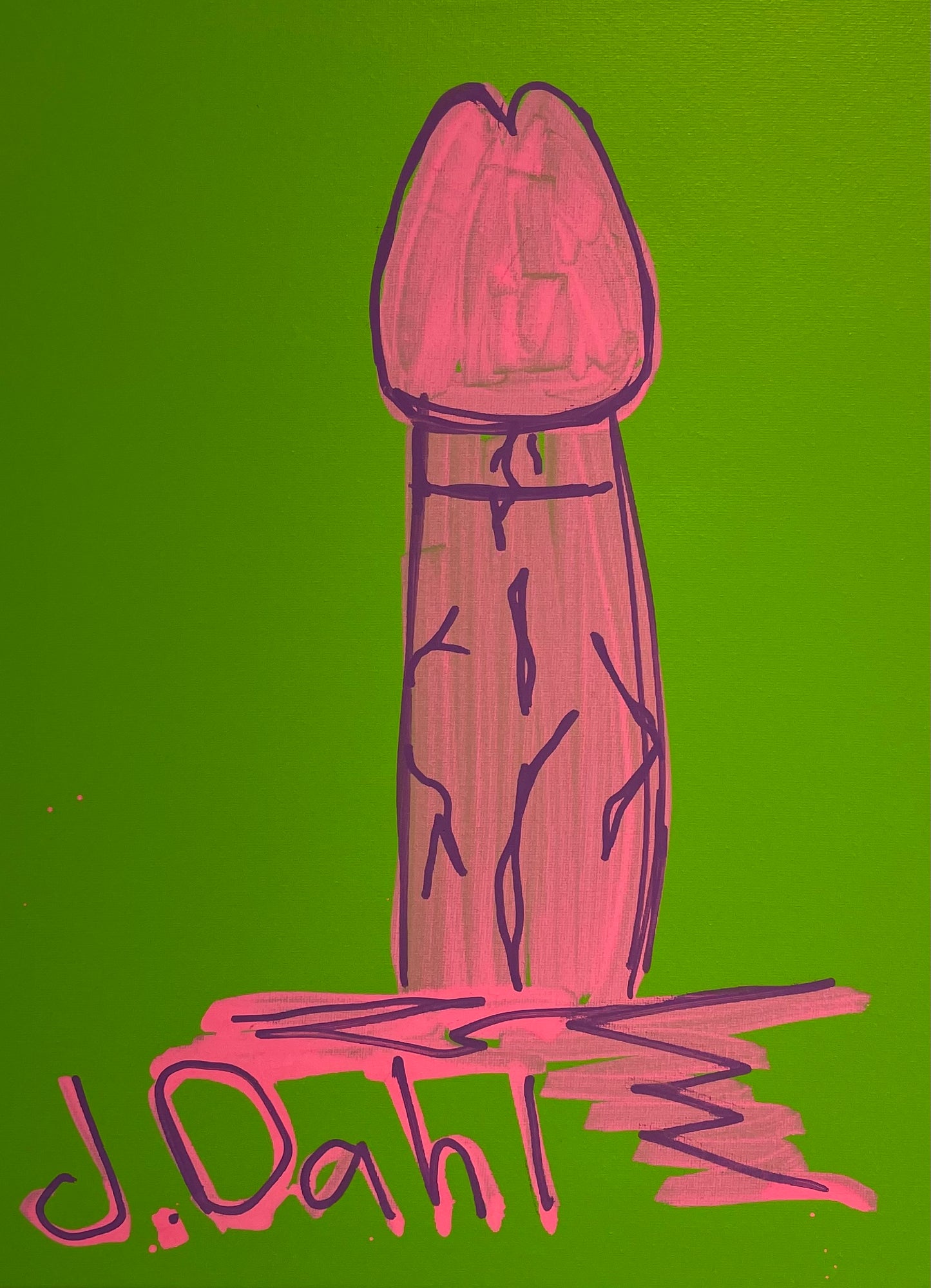 "PIK", kunsttryk af Jesper "Jokeren" Dahl nr. 44