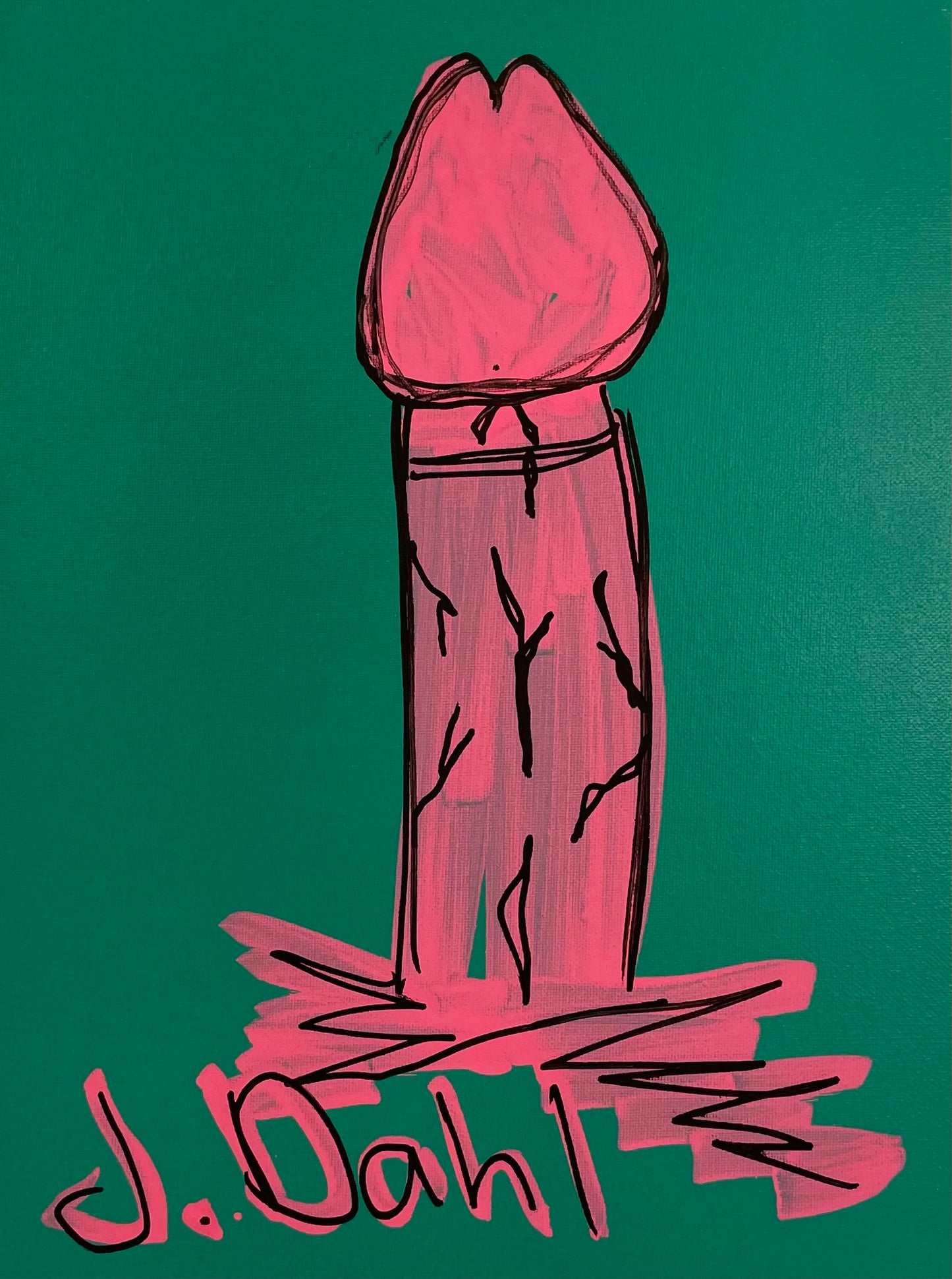 "PIK", kunsttryk af Jesper "Jokeren" Dahl nr. 42