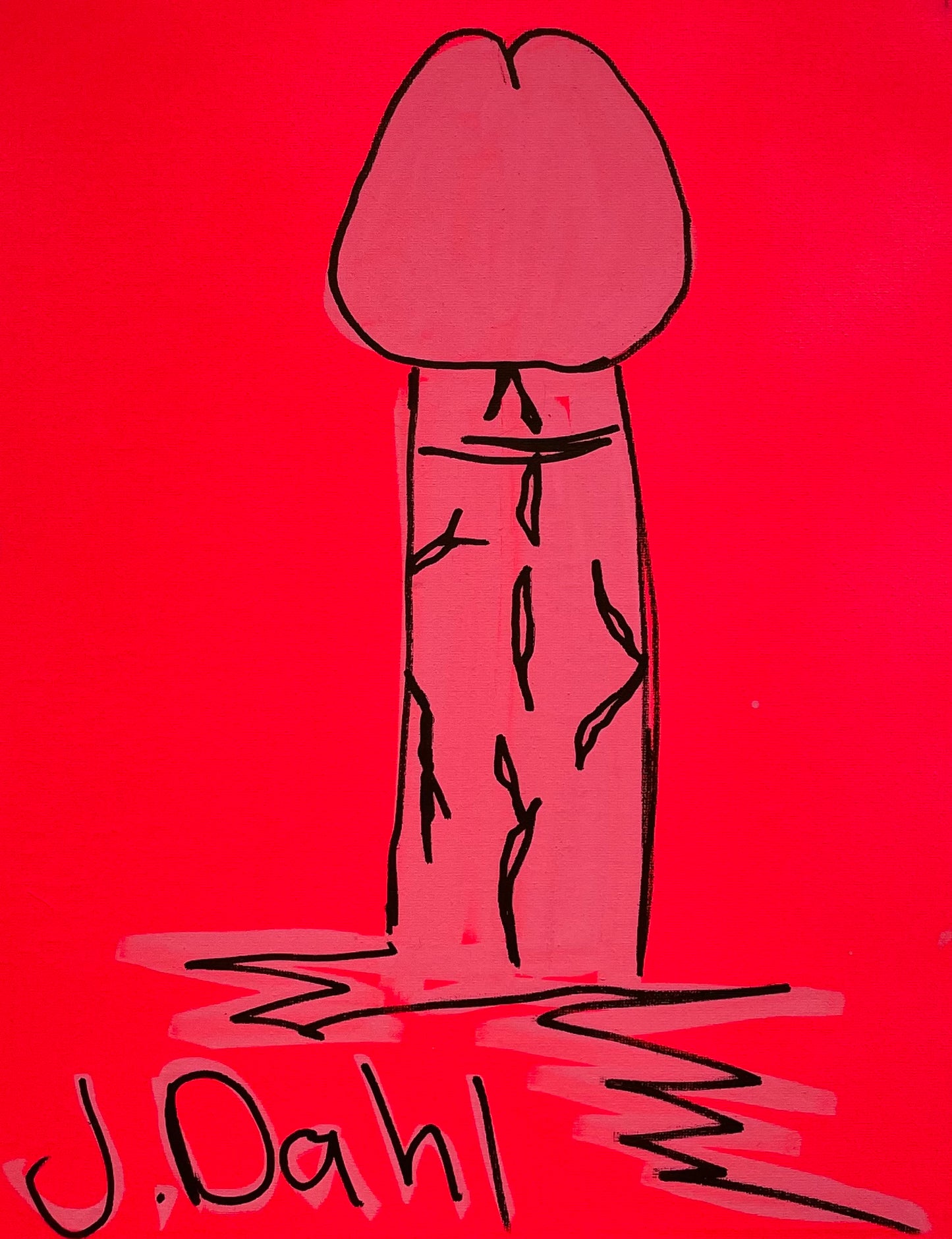 "PIK", kunsttryk af Jesper "Jokeren" Dahl nr. 38