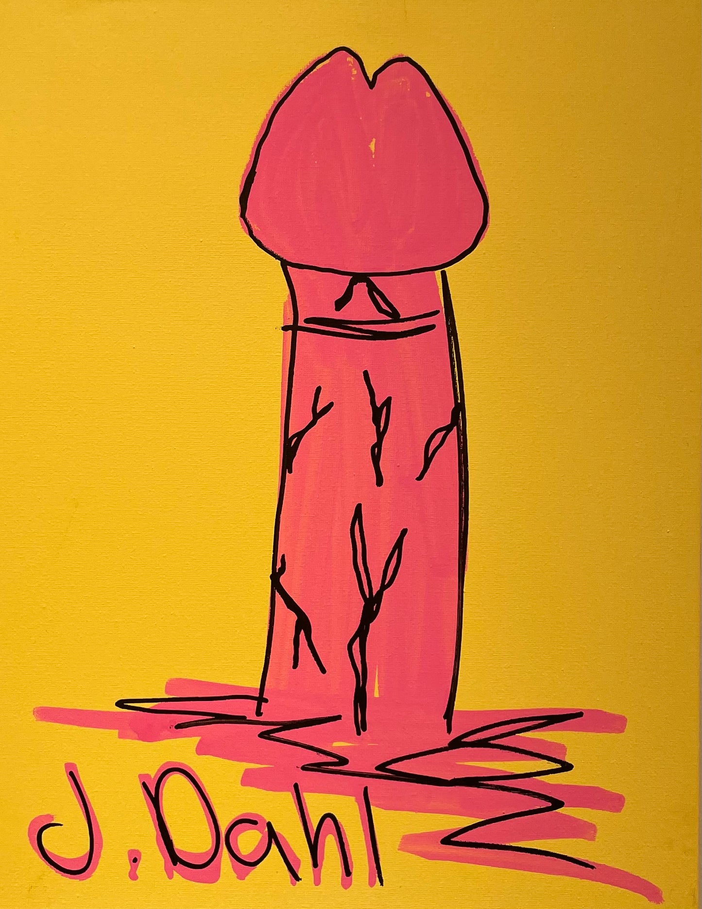 "PIK", kunsttryk af Jesper "Jokeren" Dahl nr. 43