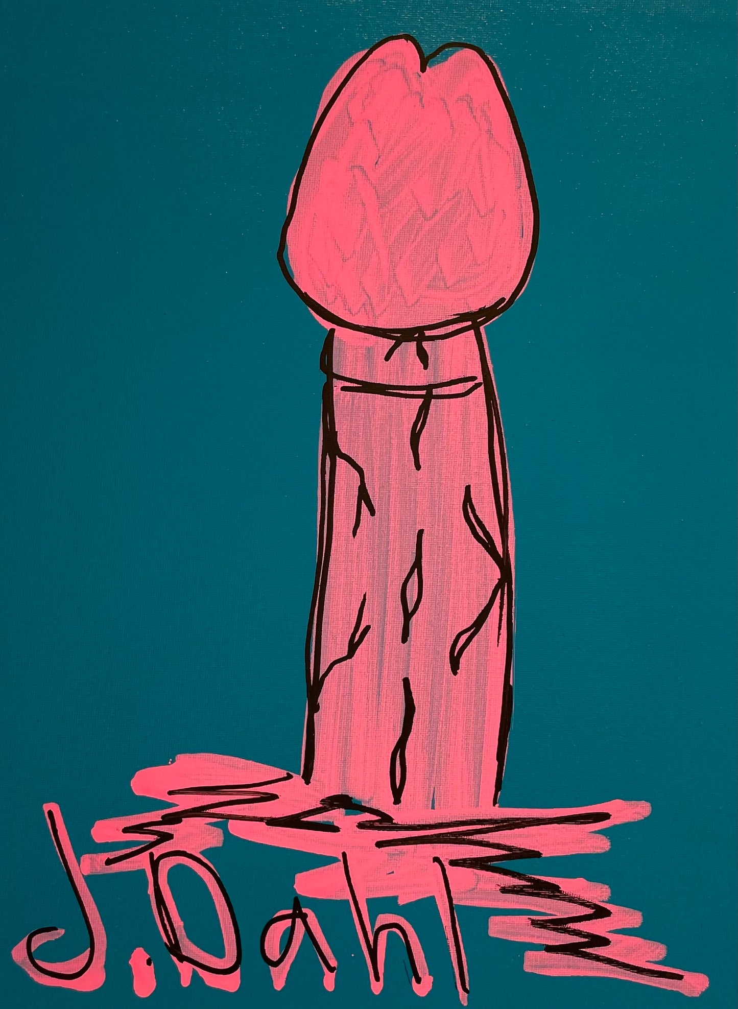 "PIK", kunsttryk af Jesper "Jokeren" Dahl nr. 54