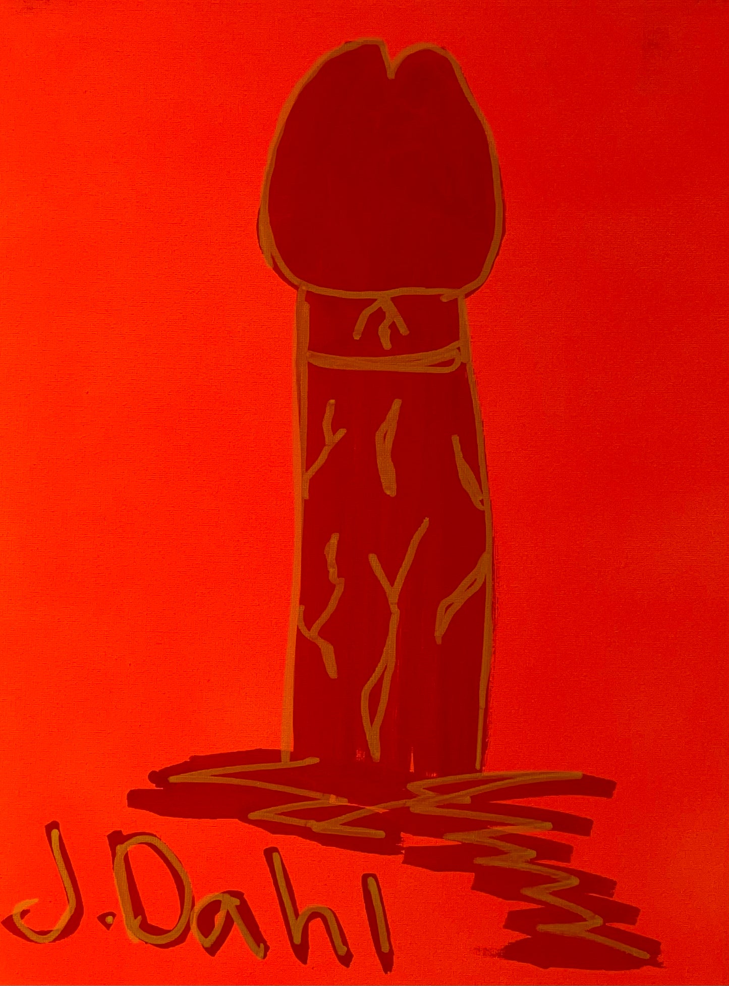 "PIK", kunsttryk af Jesper "Jokeren" Dahl nr. 63