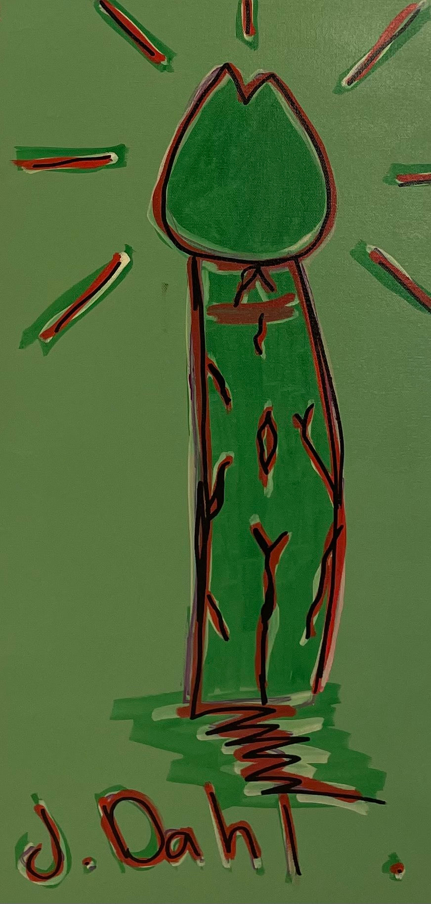 "PIK", kunsttryk af Jesper "Jokeren" Dahl nr. 47