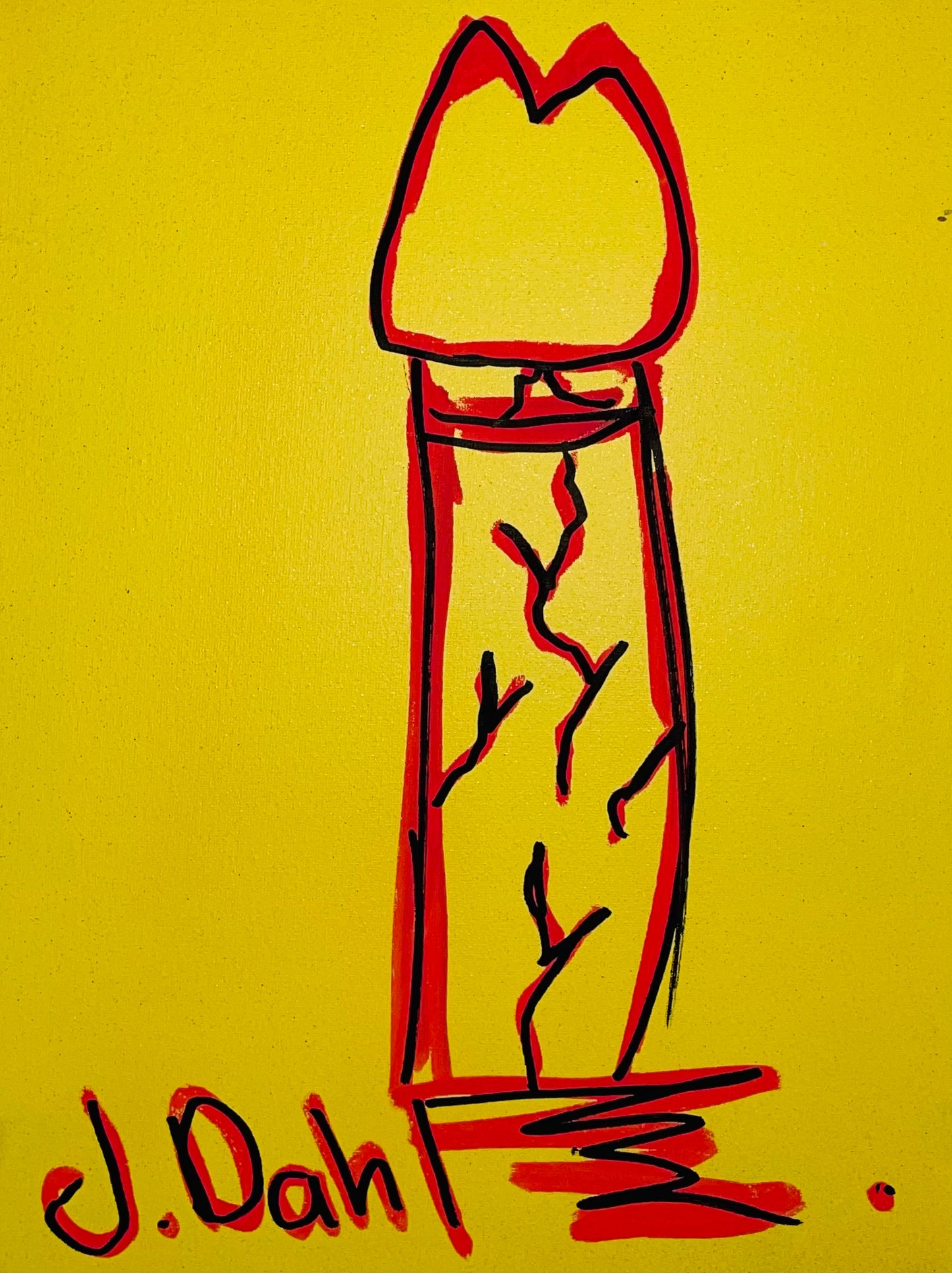 "PIK", kunsttryk af Jesper "Jokeren" Dahl nr. 37