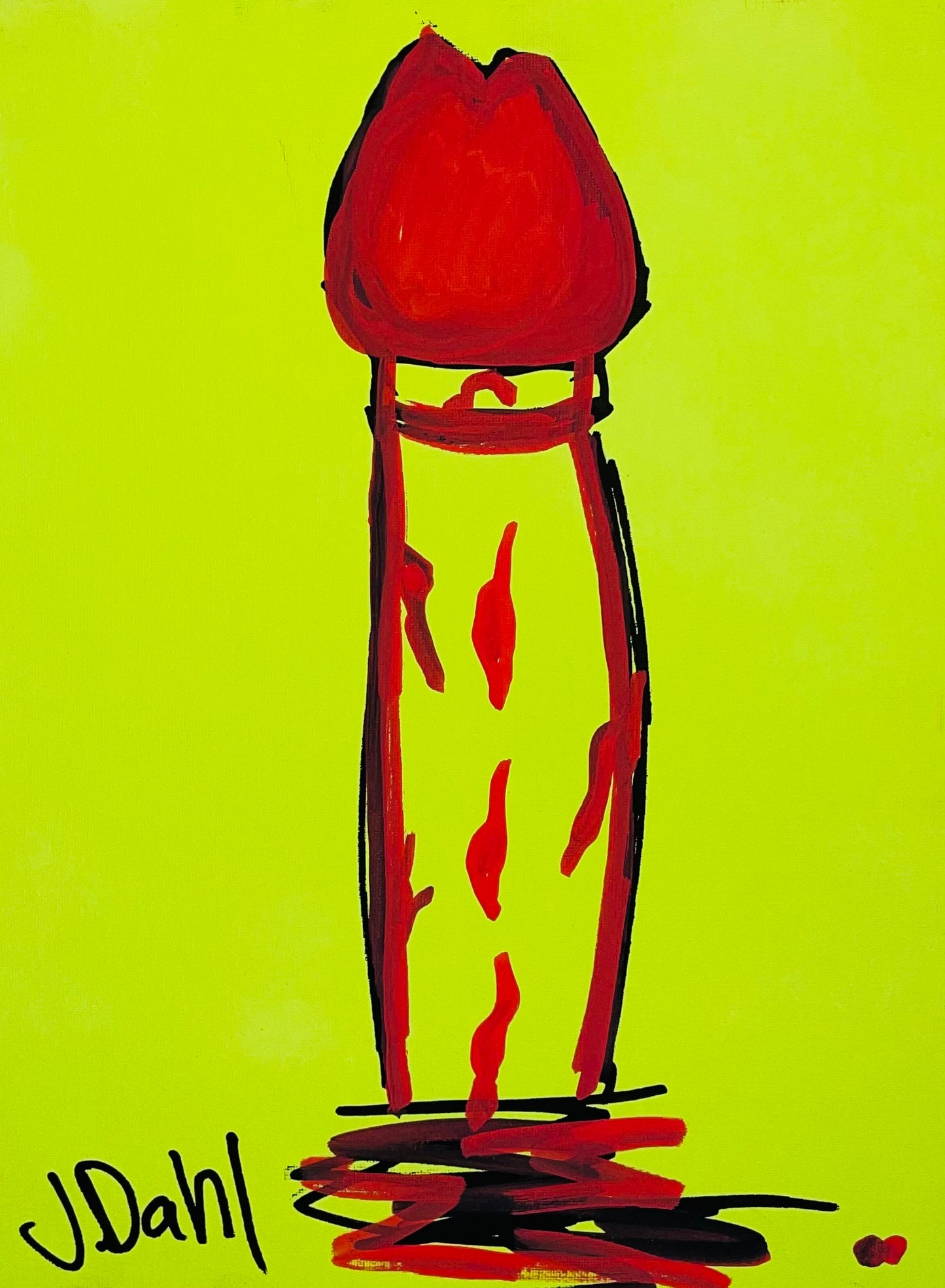 "PIK", kunsttryk af Jesper "Jokeren" Dahl nr. 12