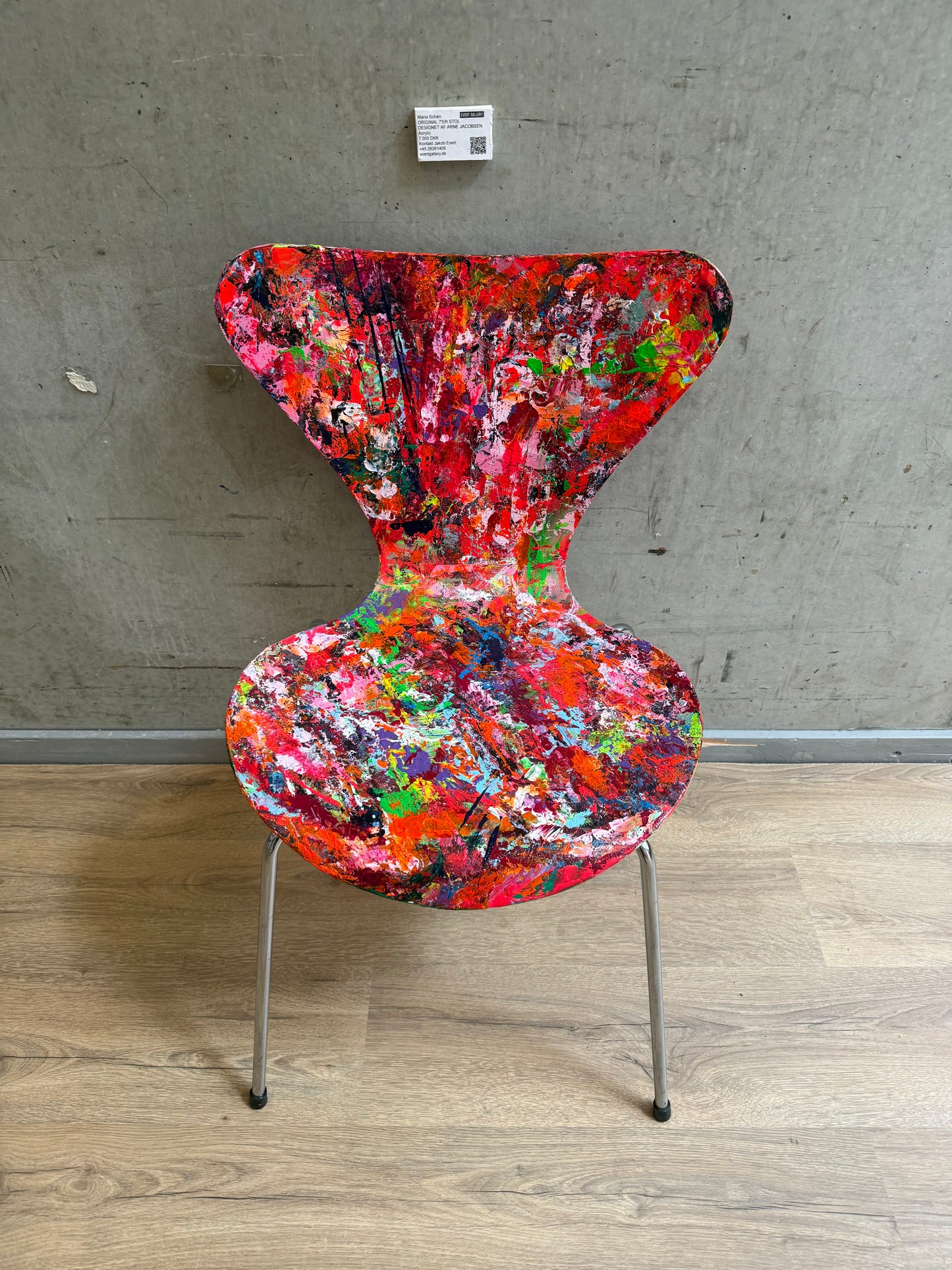 Maria Schøn, "Original 7'er stol, designet af Arne Jacobsen"