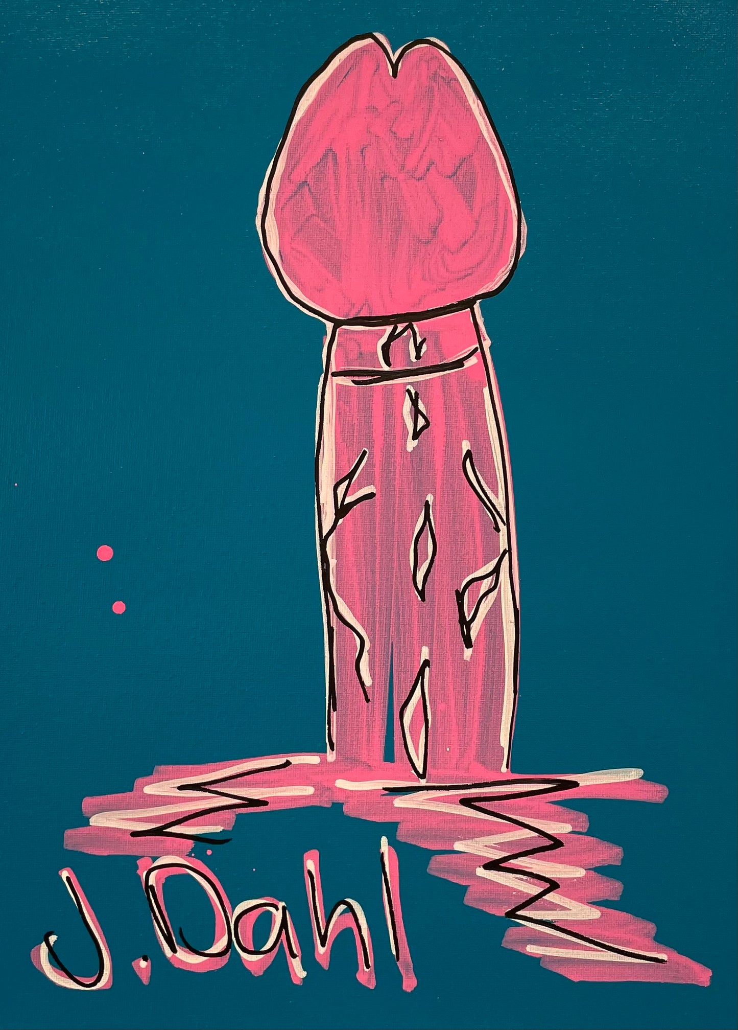 "PIK", kunsttryk af Jesper "Jokeren" Dahl nr. 41