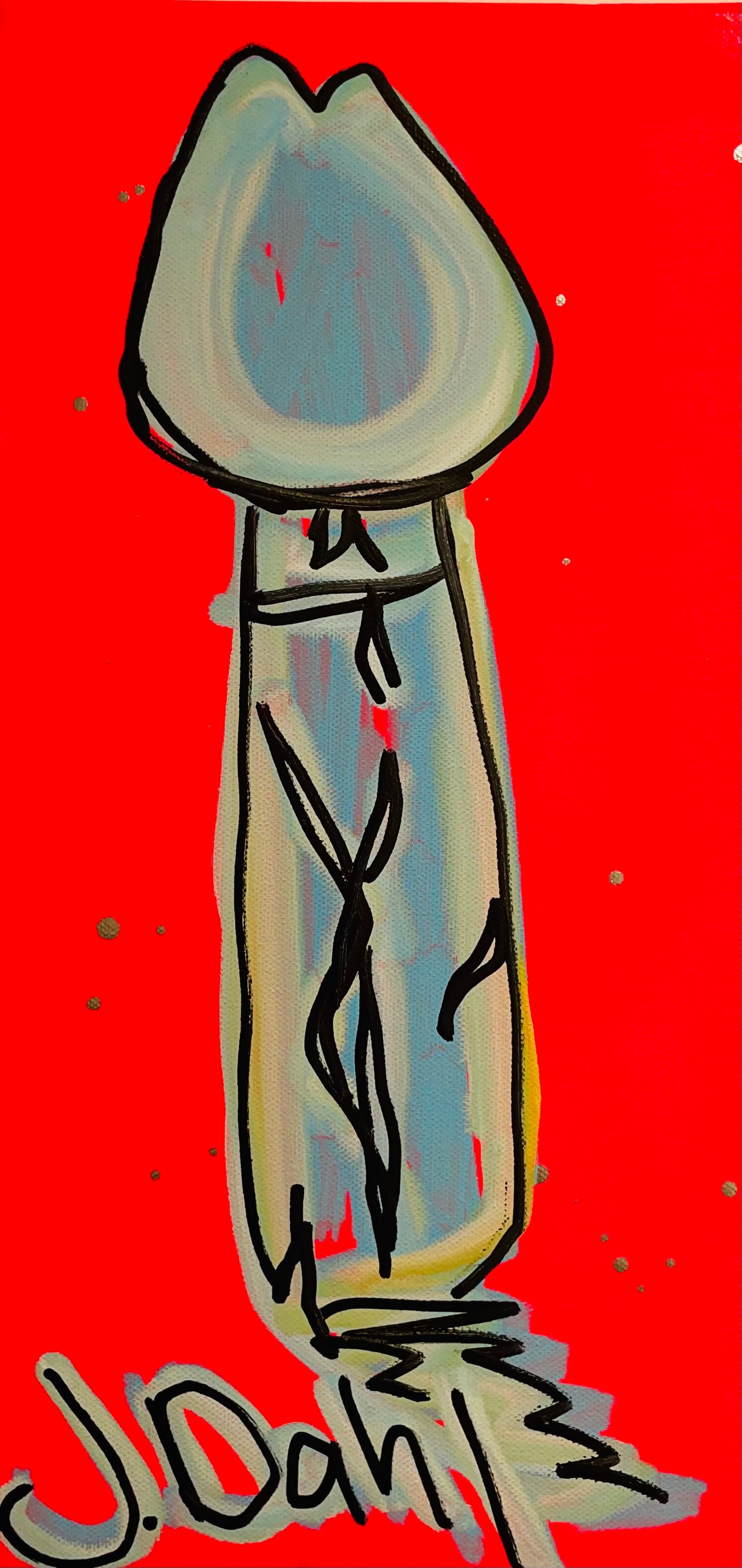 "PIK", kunsttryk af Jesper "Jokeren" Dahl nr. 50