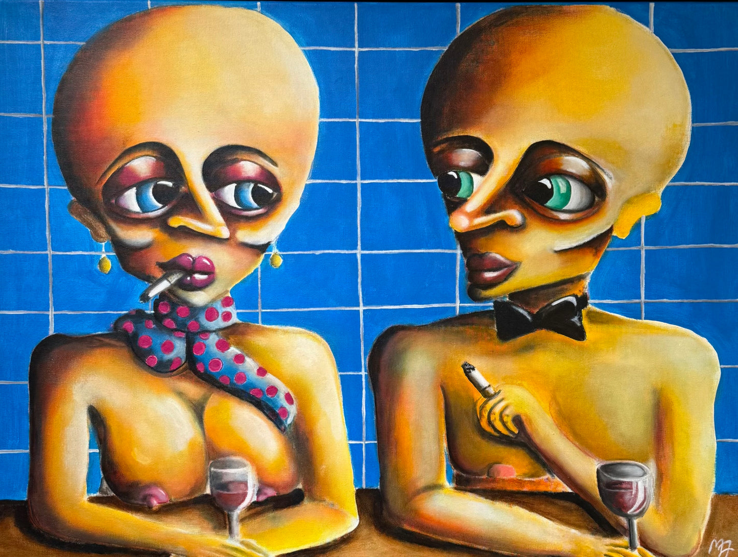 Poster, Mette Jakobine "A Bow Tie and a Bad Idea"