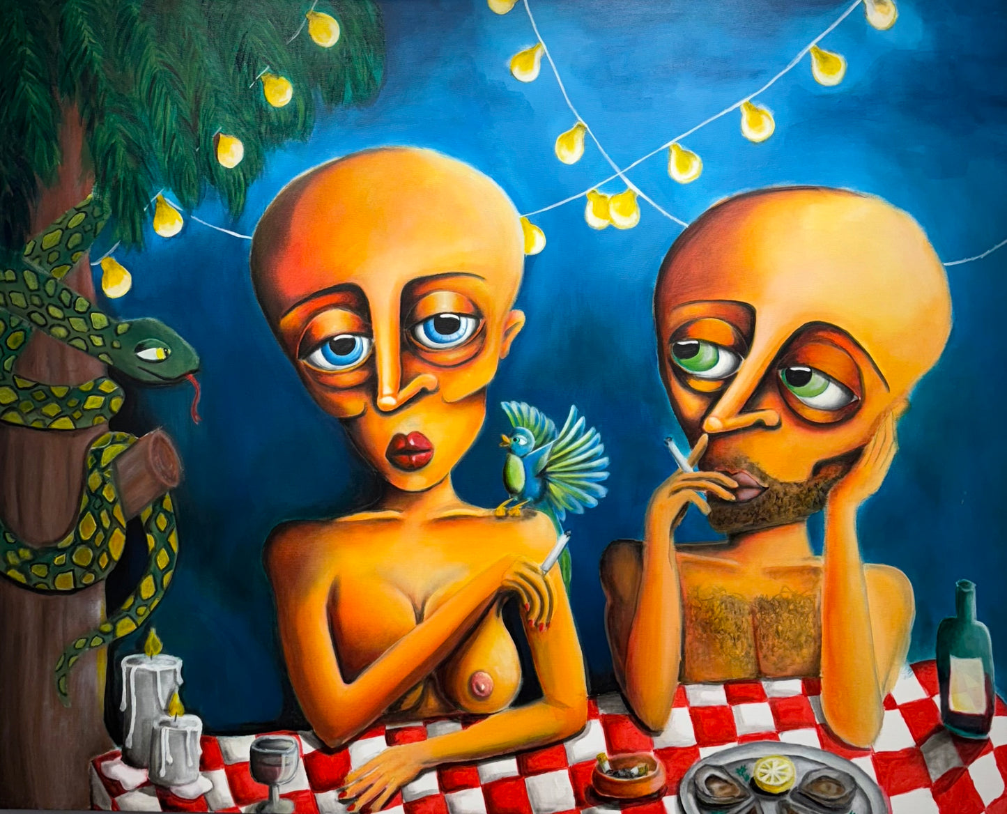 Poster, Mette Jakobine "The Serpents Supper"