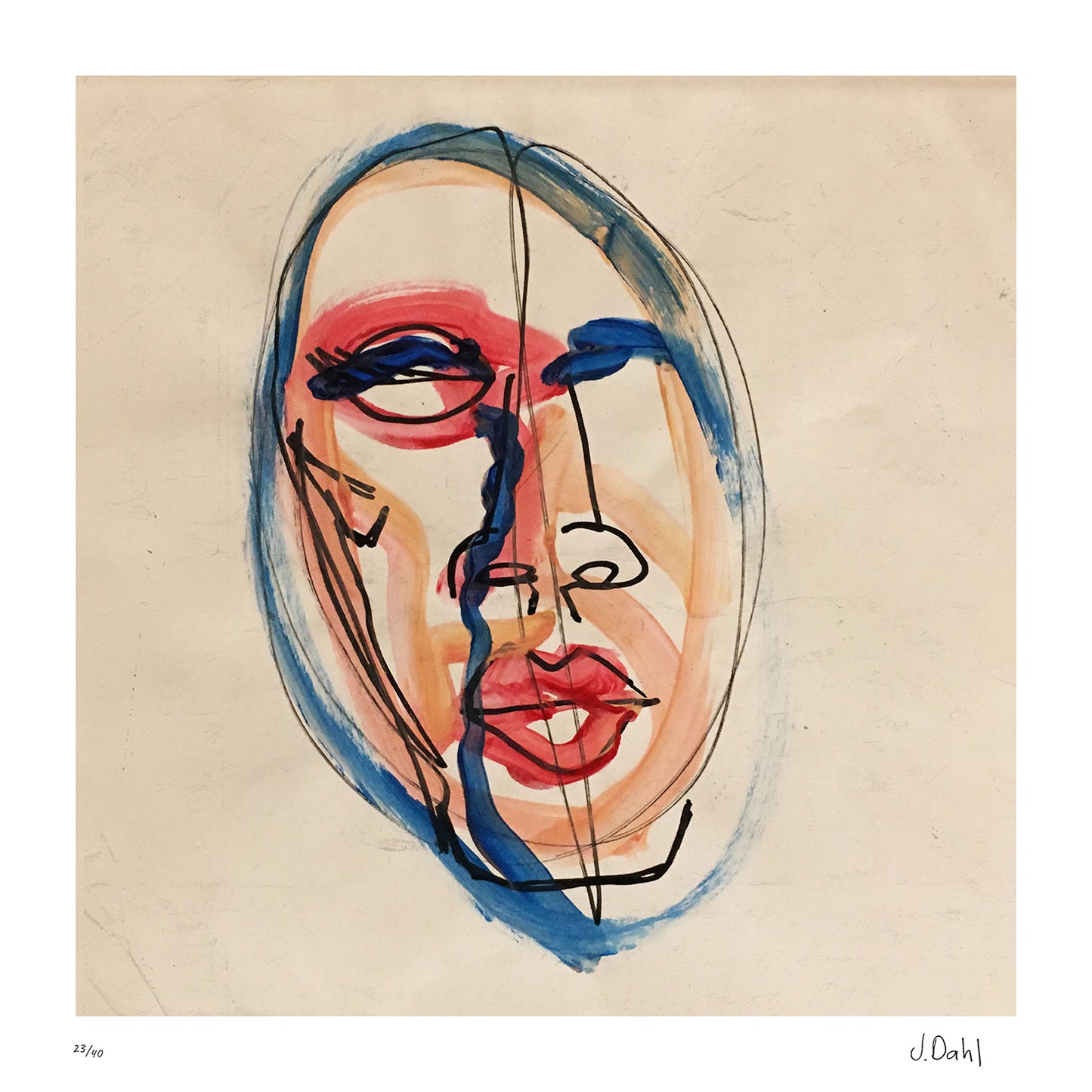 Glædesbringeren , kunsttryk af Jesper Dahl