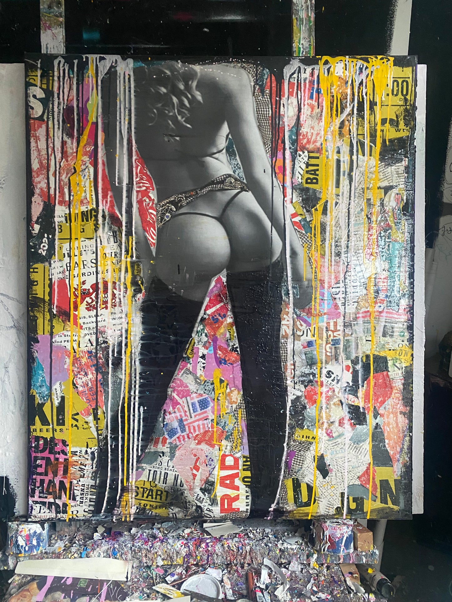 Original Jan Klein "Backside collage".