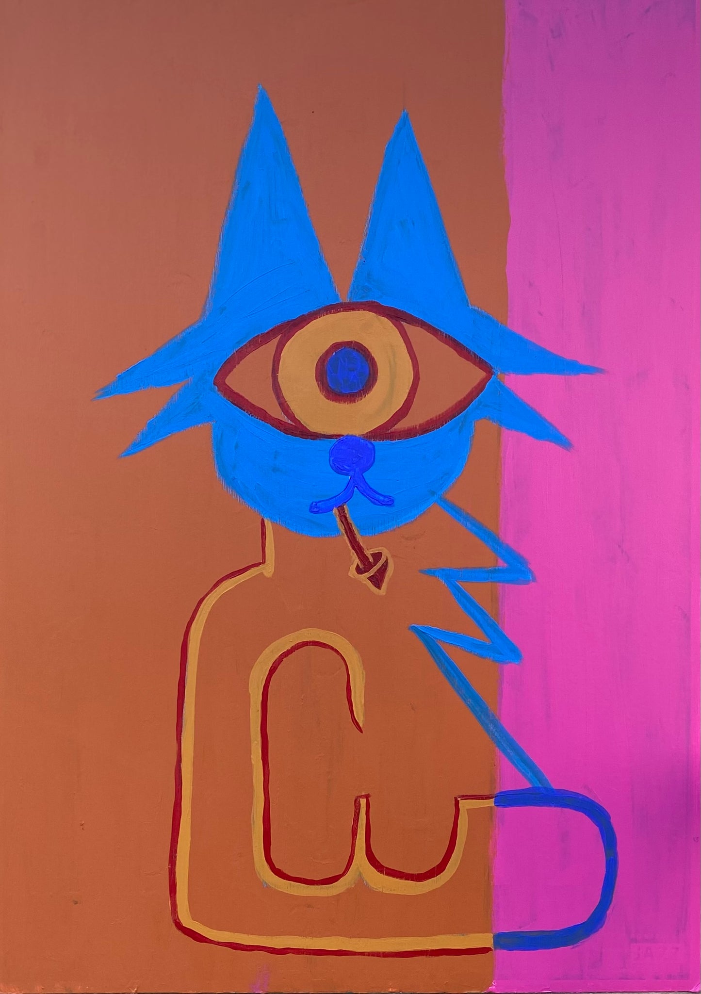 "Golden Teacher", kunsttryk af Jesper Dahl