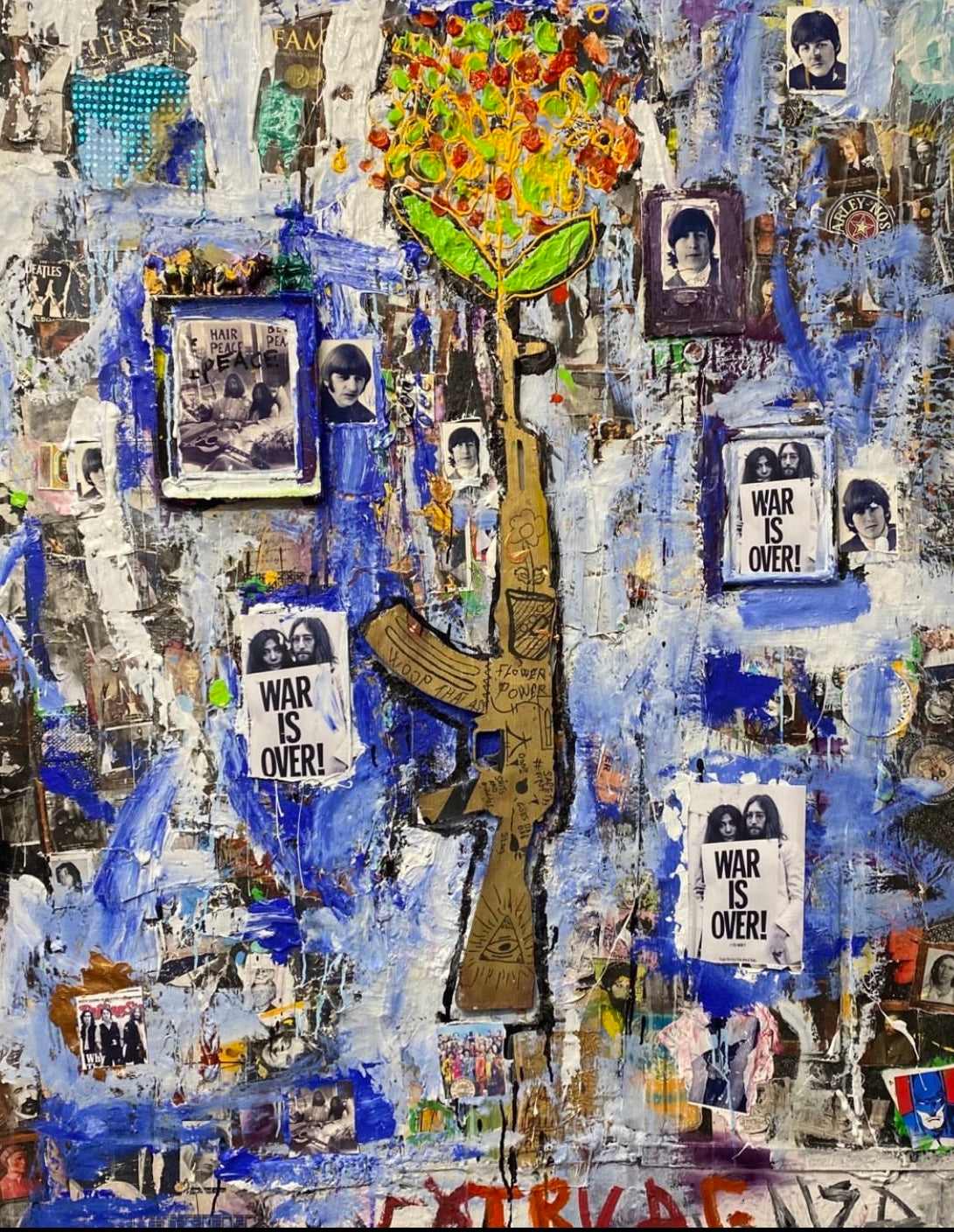 Original Jan Klein "War is over"