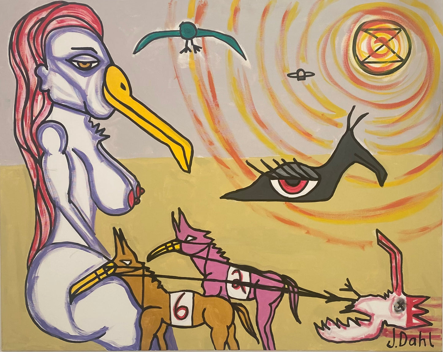 "Apocalypse live", kunsttryk af Jesper Dahl