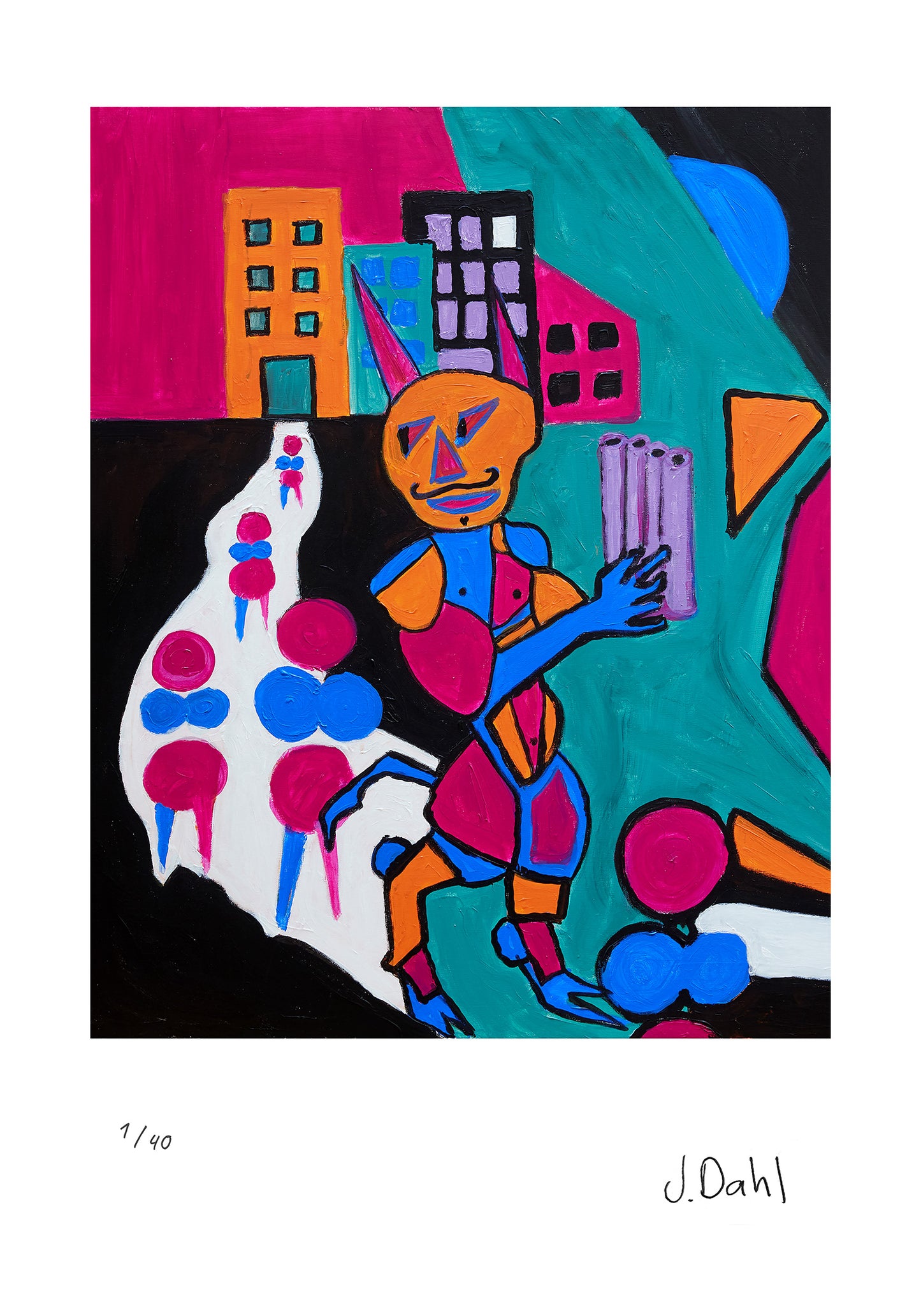 Pans plan , kunsttryk af Jesper Dahl
