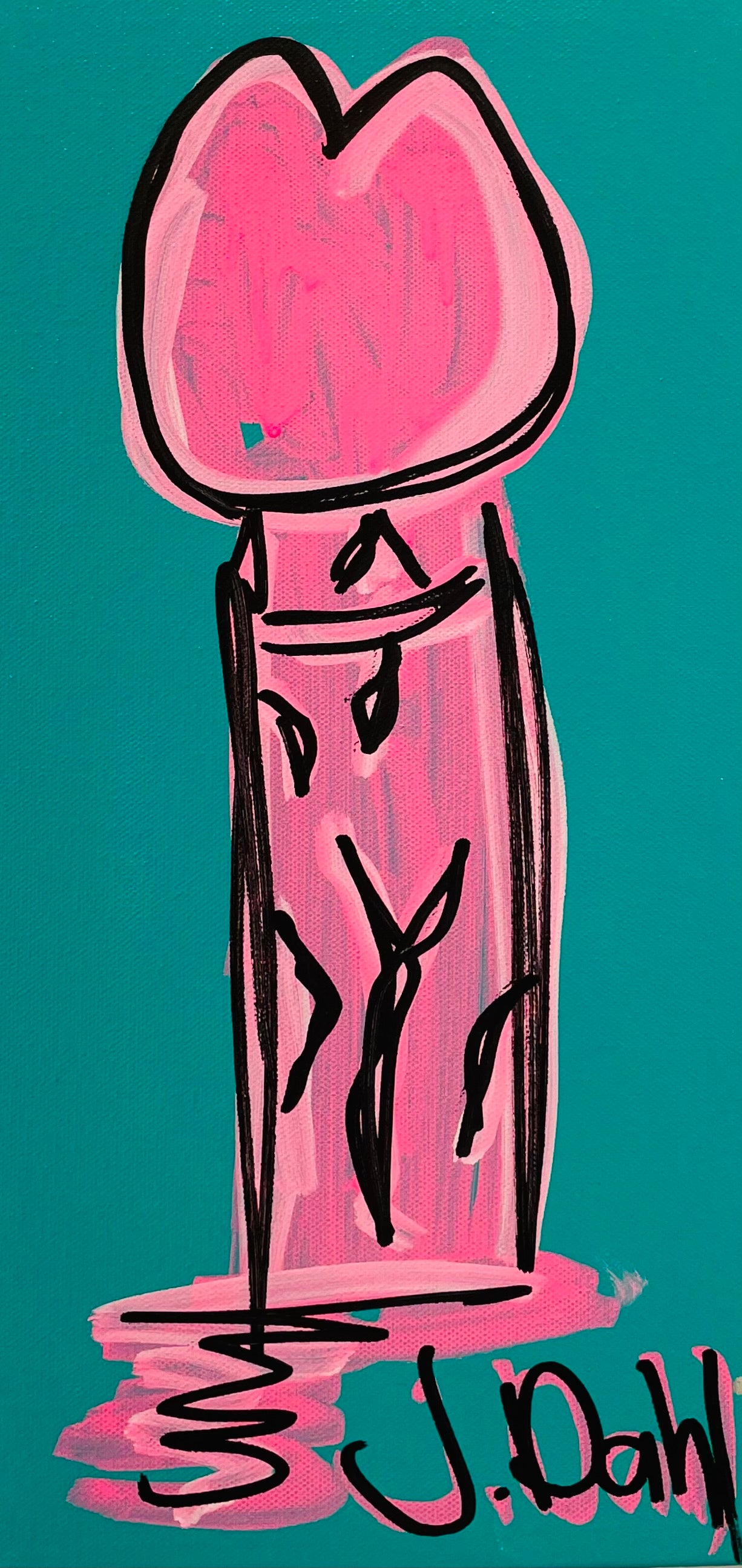 "PIK", kunsttryk af Jesper "Jokeren" Dahl nr. 20