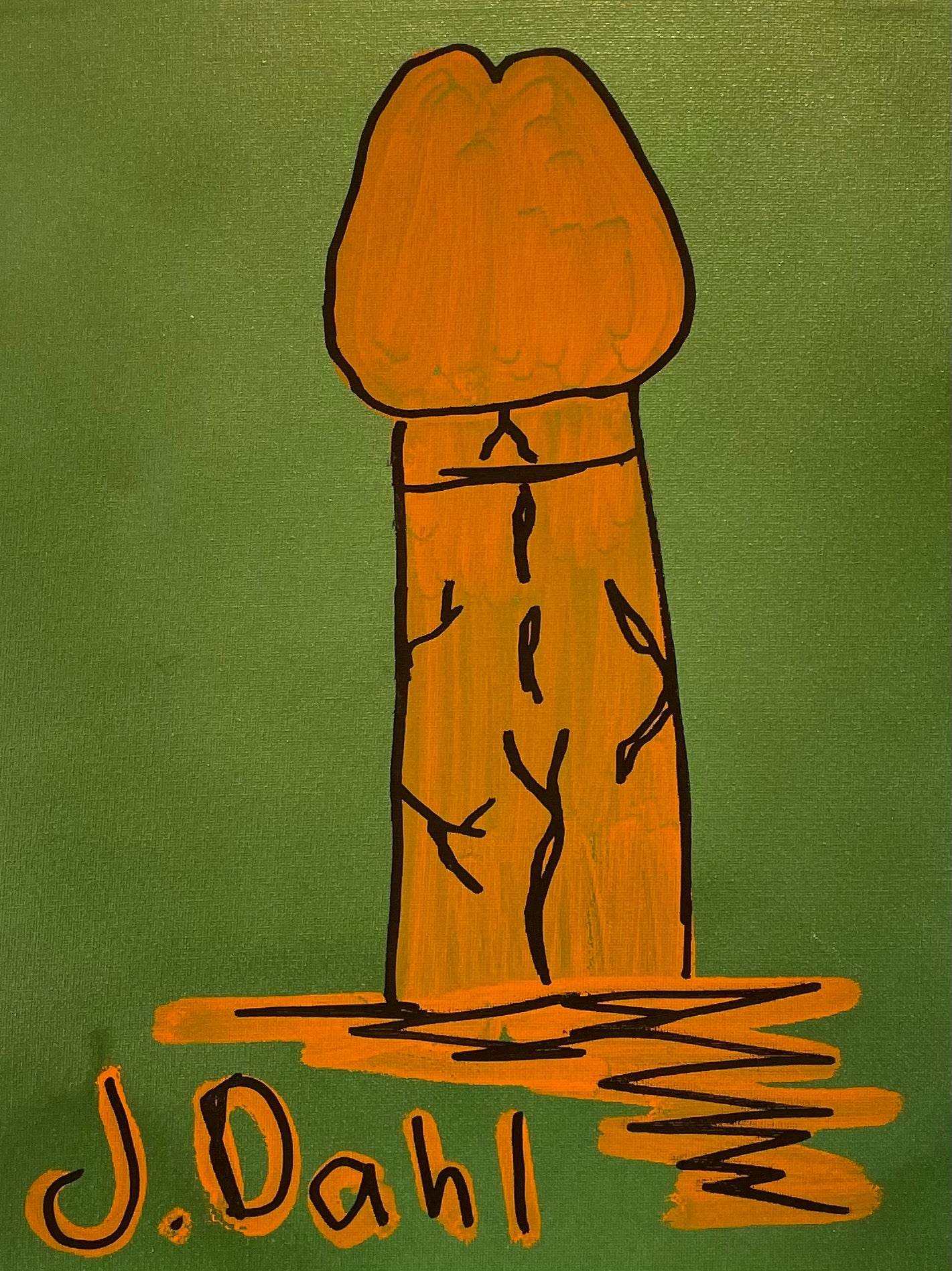"PIK", kunsttryk af Jesper "Jokeren" Dahl nr. 32