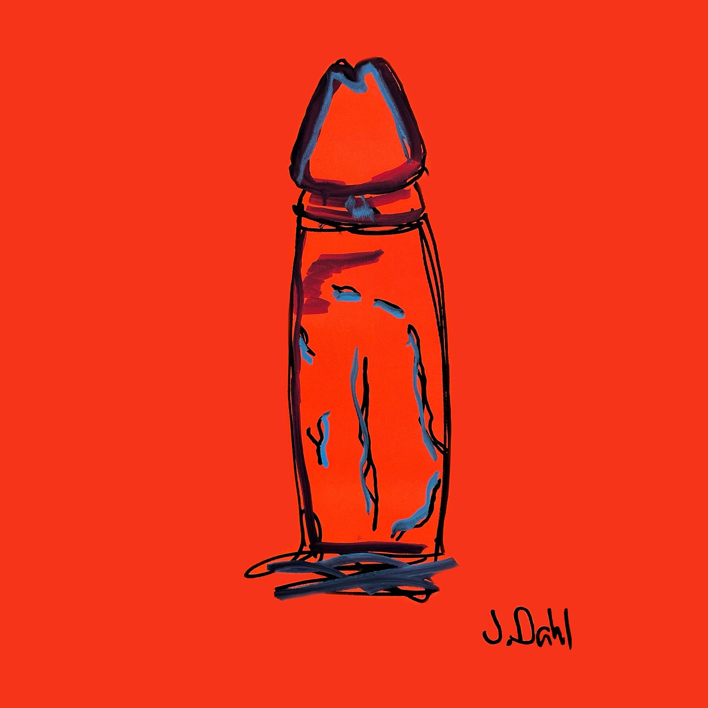 "PIK", kunsttryk af Jesper "Jokeren" Dahl nr. 1