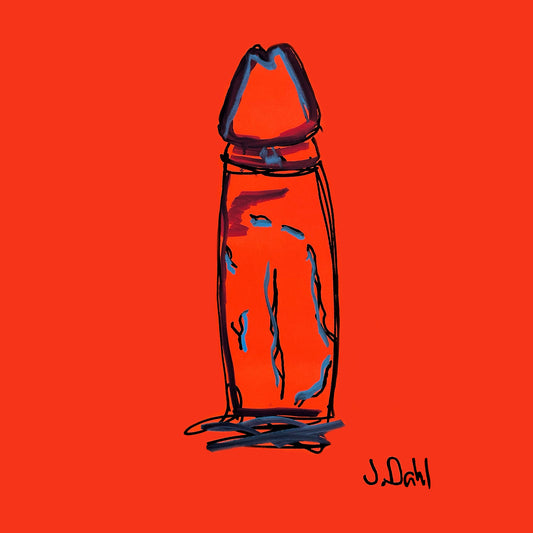 "PIK", kunsttryk af Jesper "Jokeren" Dahl nr. 1