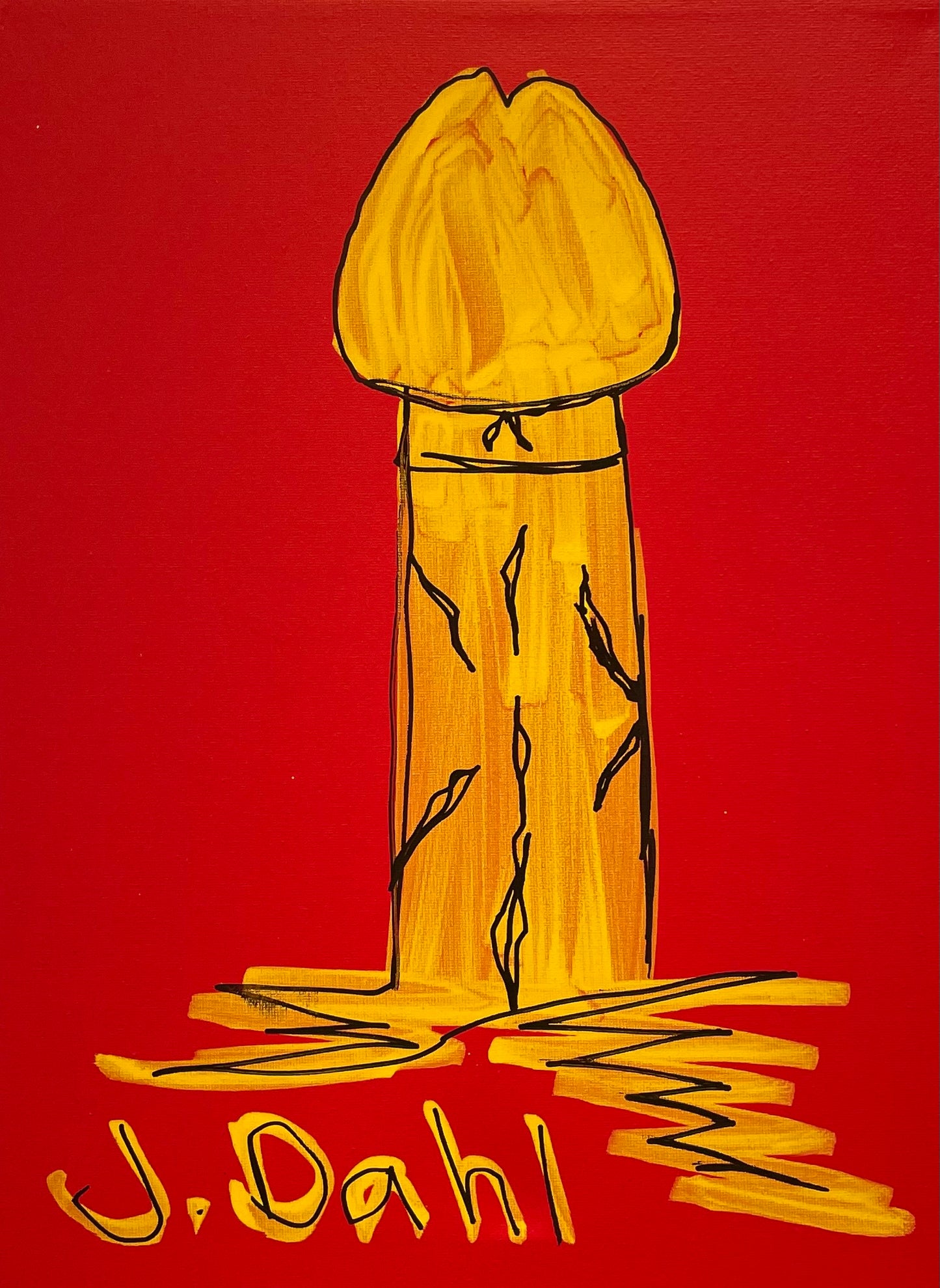 "PIK", kunsttryk af Jesper "Jokeren" Dahl nr. 15