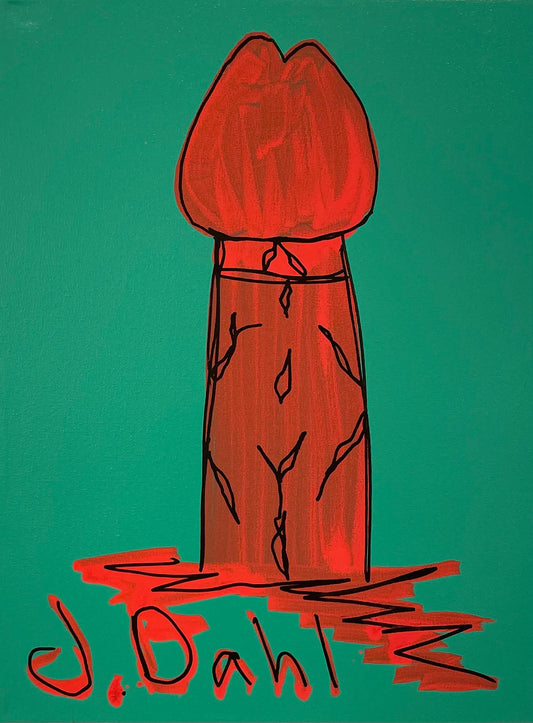 "PIK", kunsttryk af Jesper "Jokeren" Dahl nr. 35
