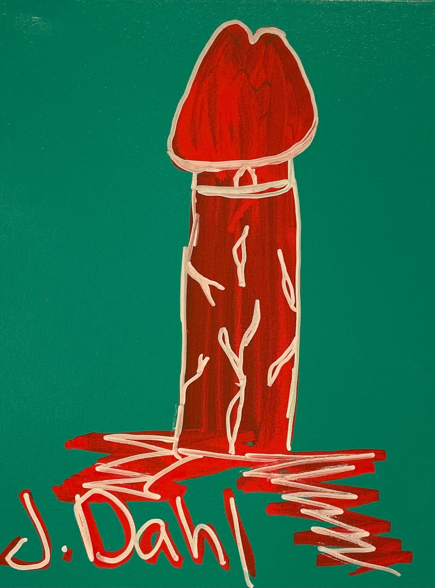 "PIK", kunsttryk af Jesper "Jokeren" Dahl nr. 9