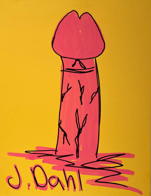 "PIK", kunsttryk af Jesper "Jokeren" Dahl nr. 43