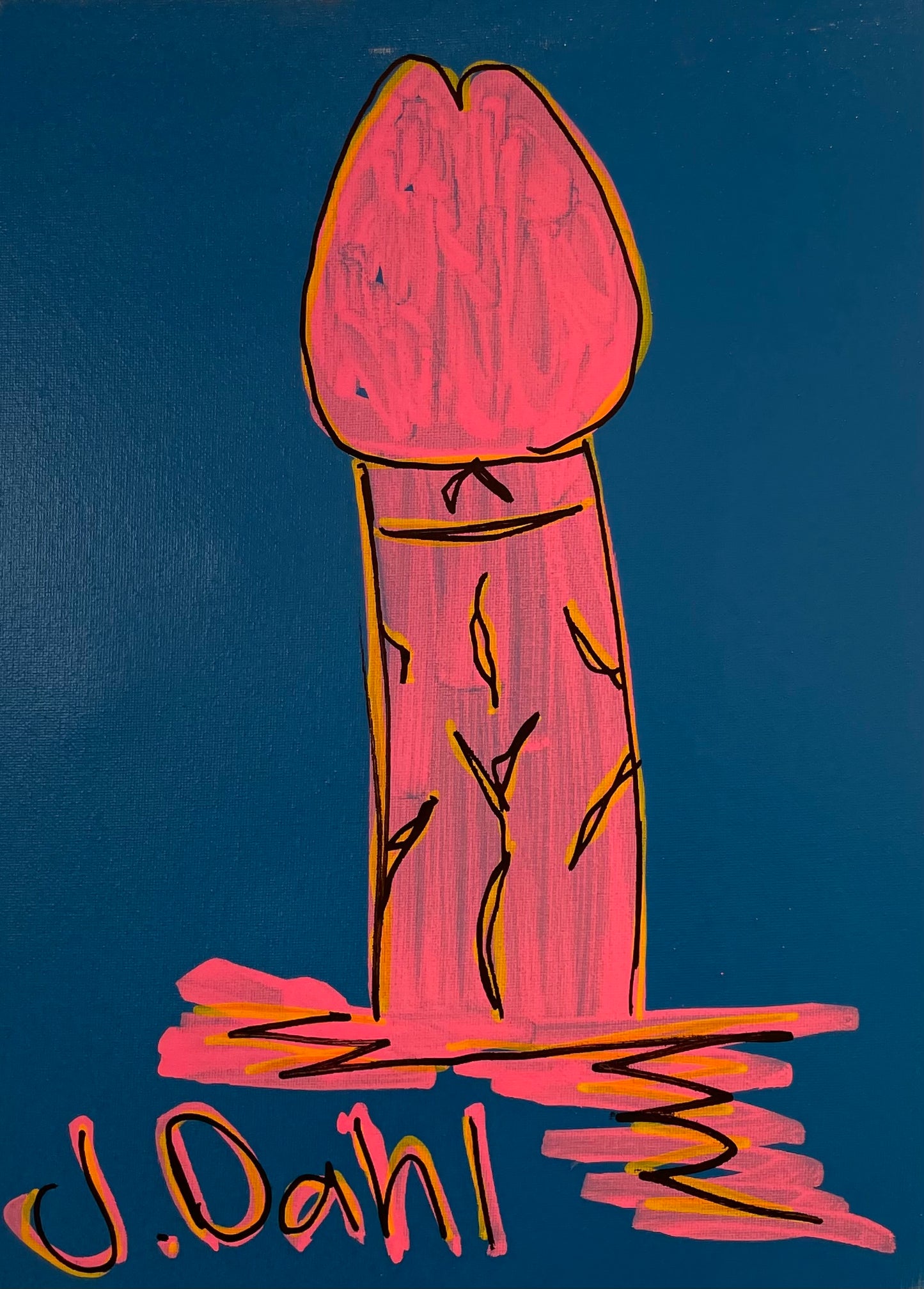 "PIK", kunsttryk af Jesper "Jokeren" Dahl nr. 77
