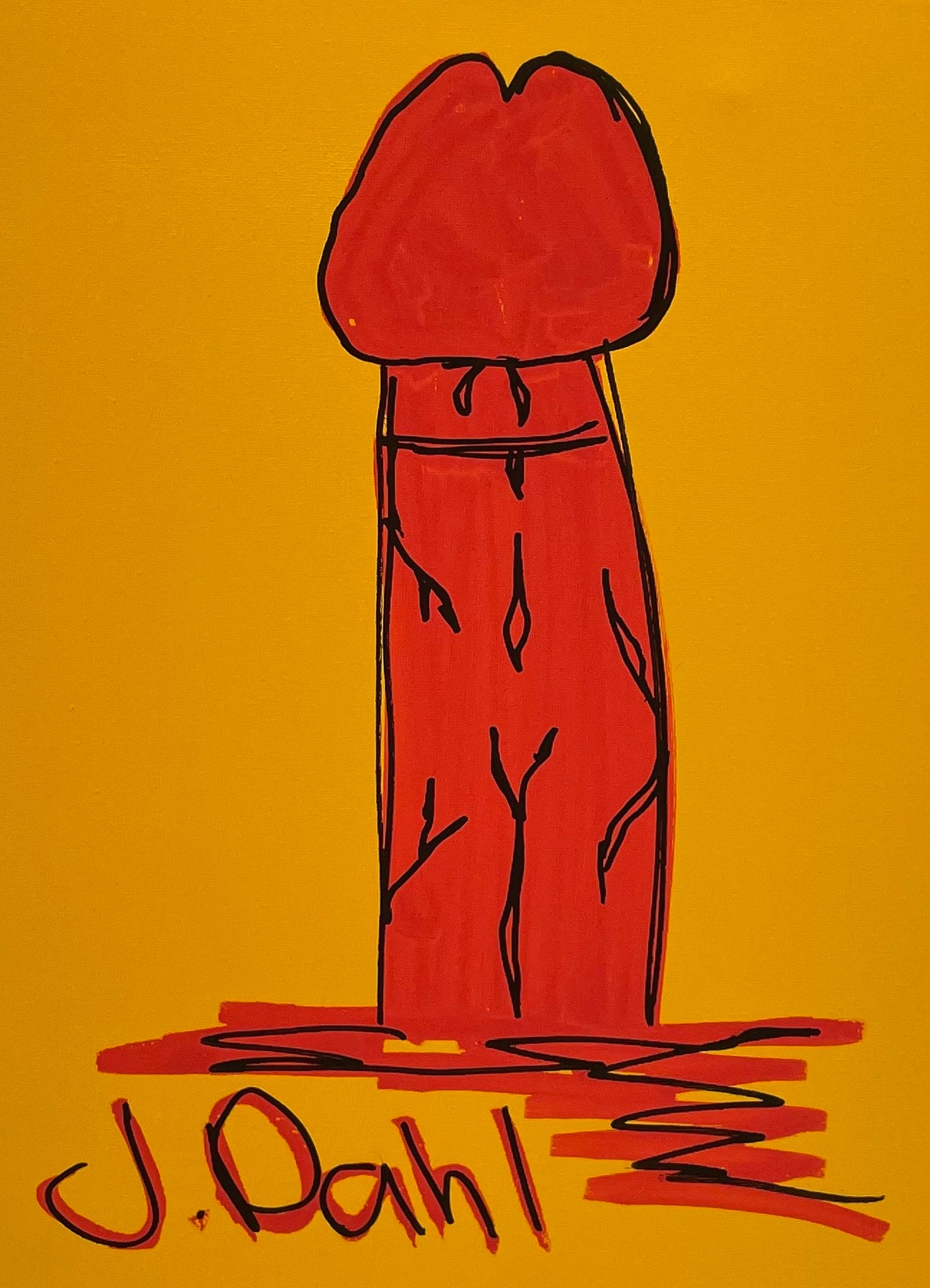 "PIK", kunsttryk af Jesper "Jokeren" Dahl nr. 65