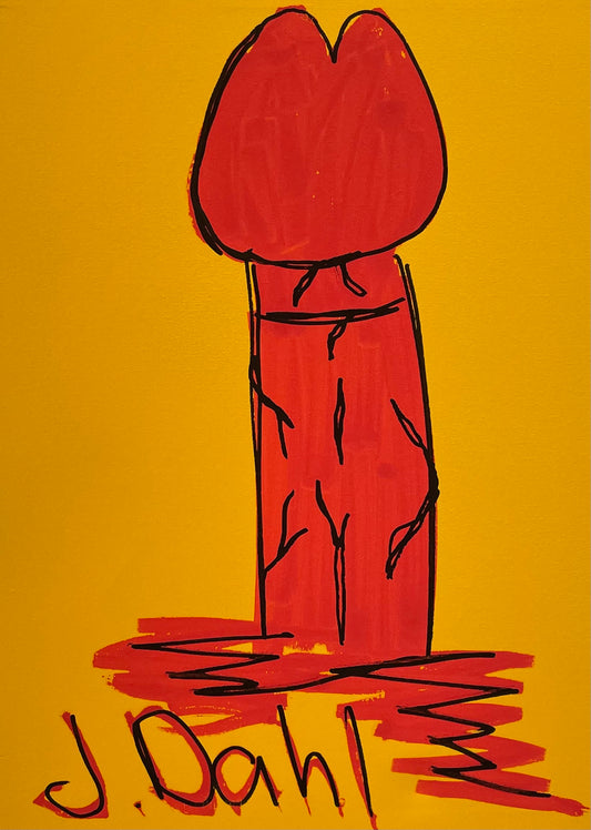 "PIK", kunsttryk af Jesper "Jokeren" Dahl nr. 16
