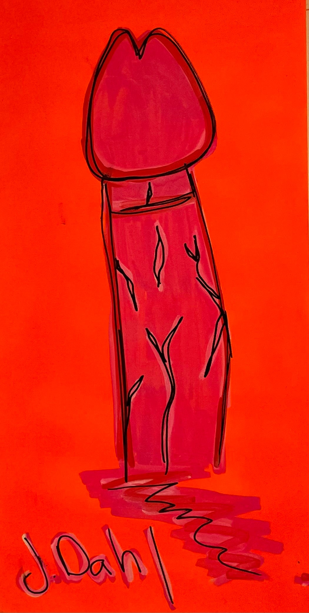 "PIK", kunsttryk af Jesper "Jokeren" Dahl nr. 49