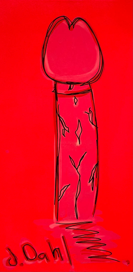 "PIK", kunsttryk af Jesper "Jokeren" Dahl nr. 38