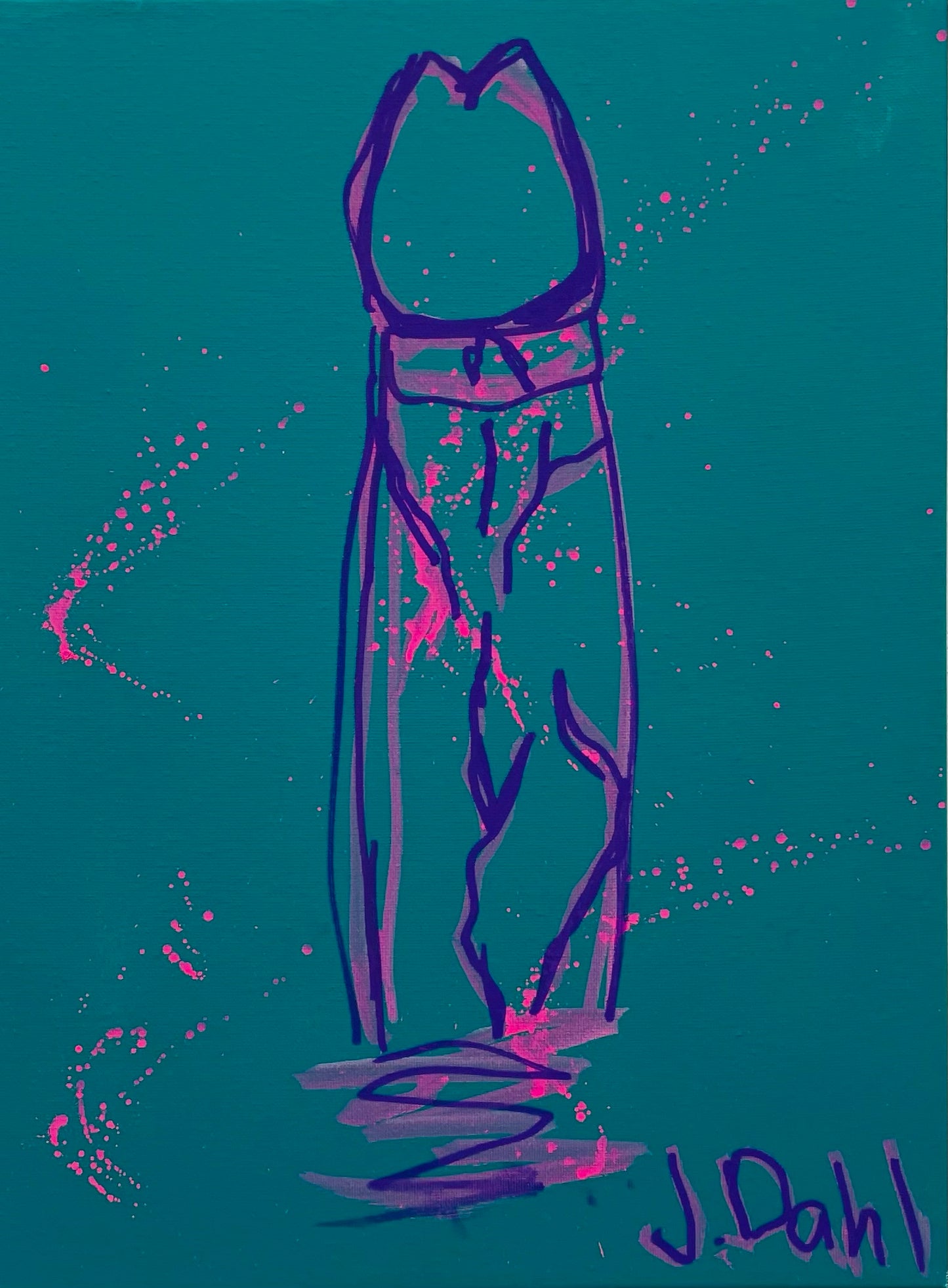 "PIK", kunsttryk af Jesper "Jokeren" Dahl nr. 25