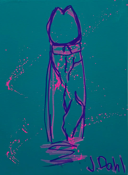 "PIK", kunsttryk af Jesper "Jokeren" Dahl nr. 25