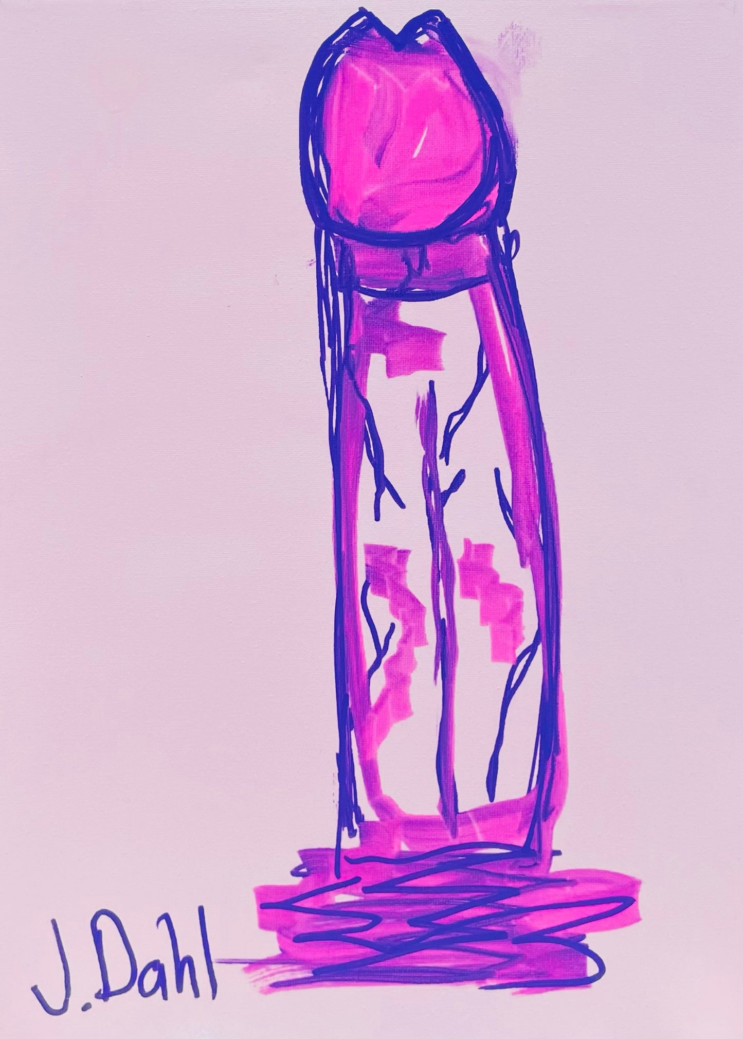 "PIK", kunsttryk af Jesper "Jokeren" Dahl nr. 39