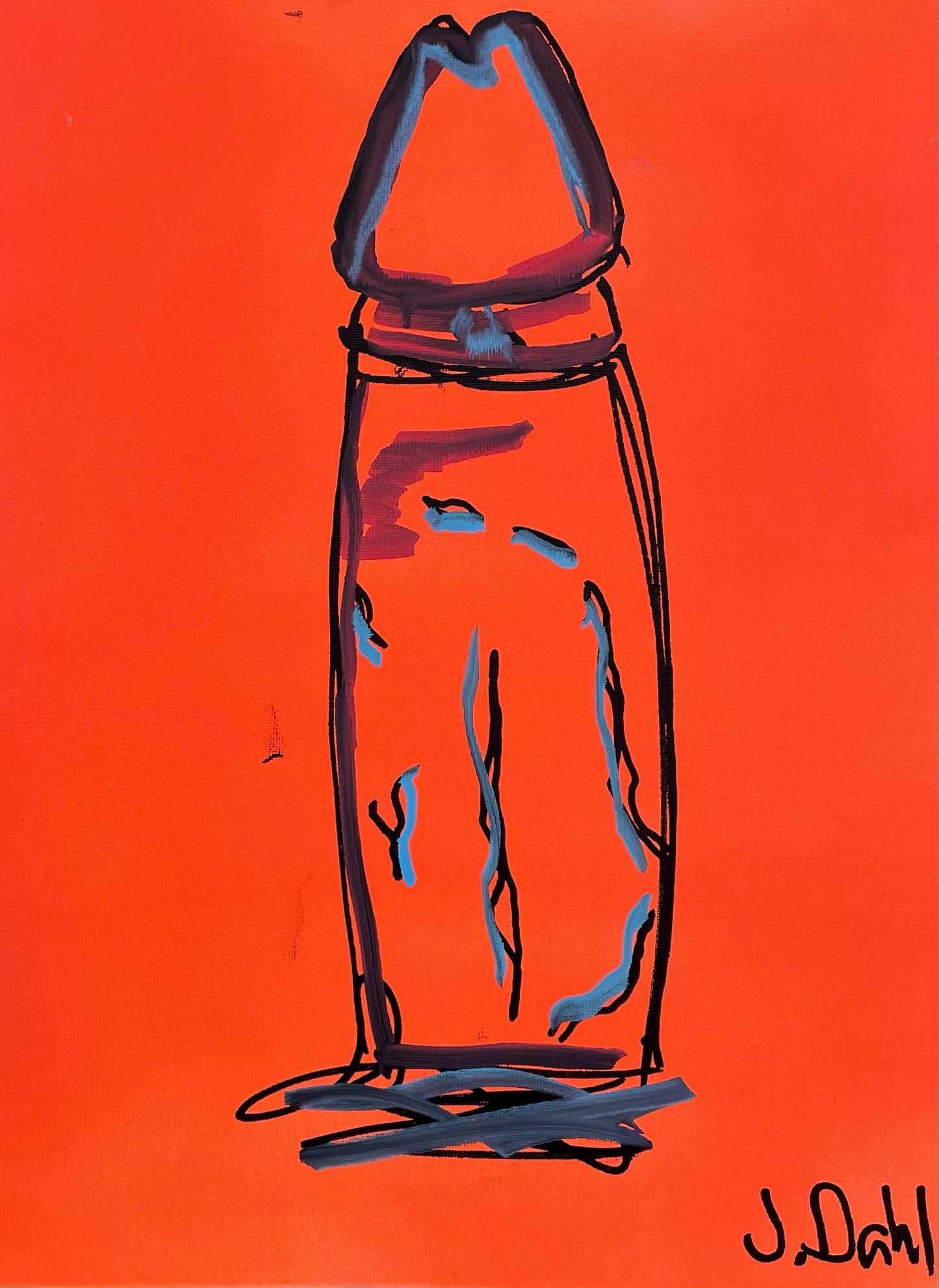 "PIK", kunsttryk af Jesper "Jokeren" Dahl nr. 67