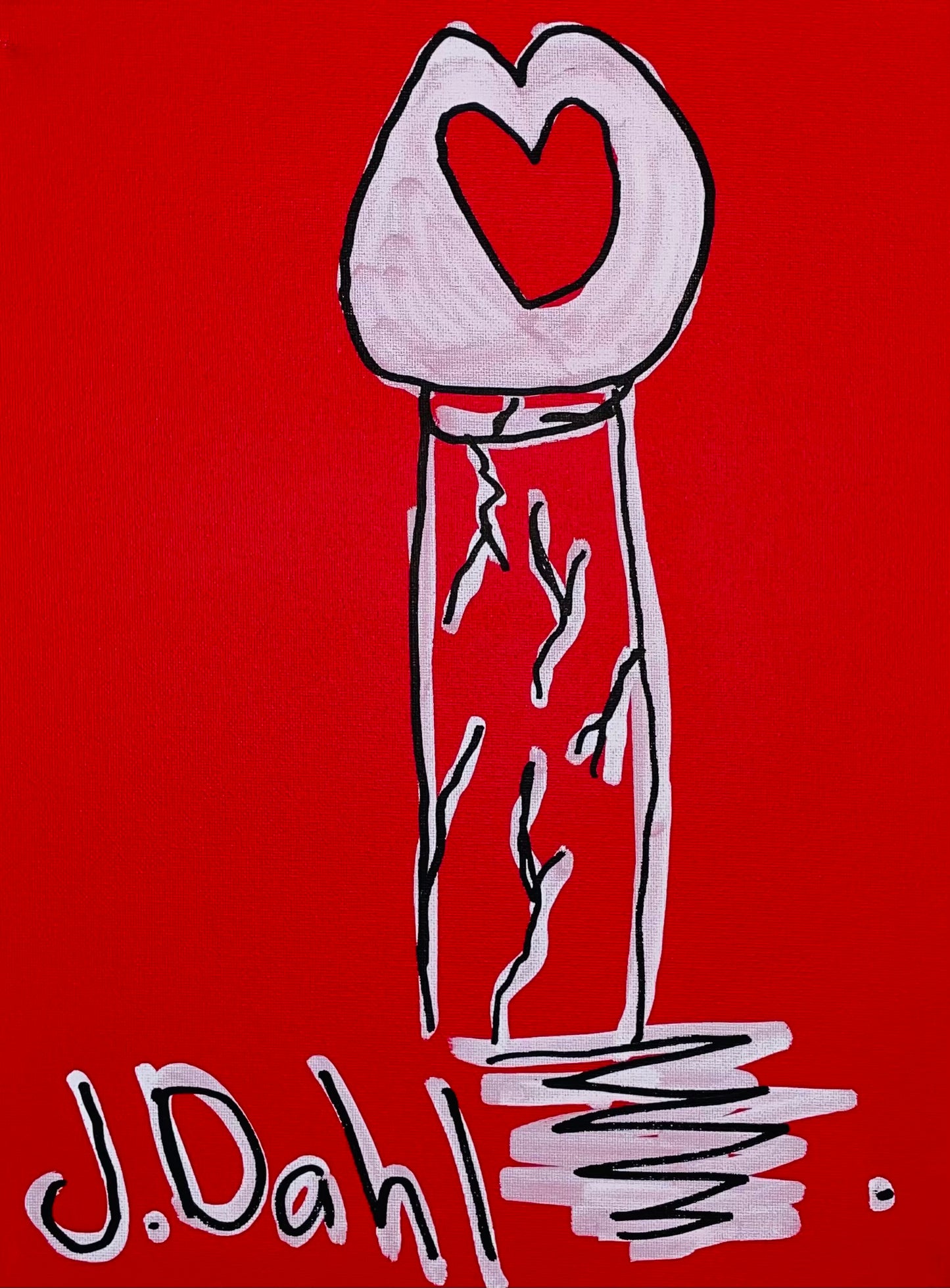 "PIK", kunsttryk af Jesper "Jokeren" Dahl nr. 27