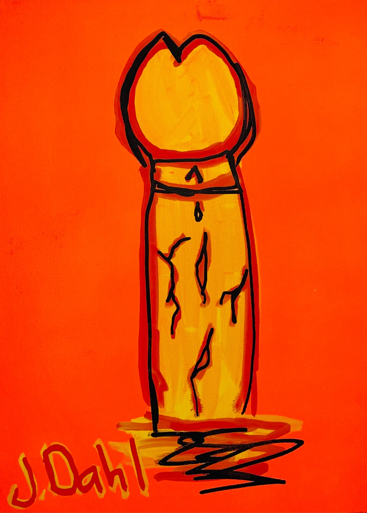 "PIK", kunsttryk af Jesper "Jokeren" Dahl nr. 45