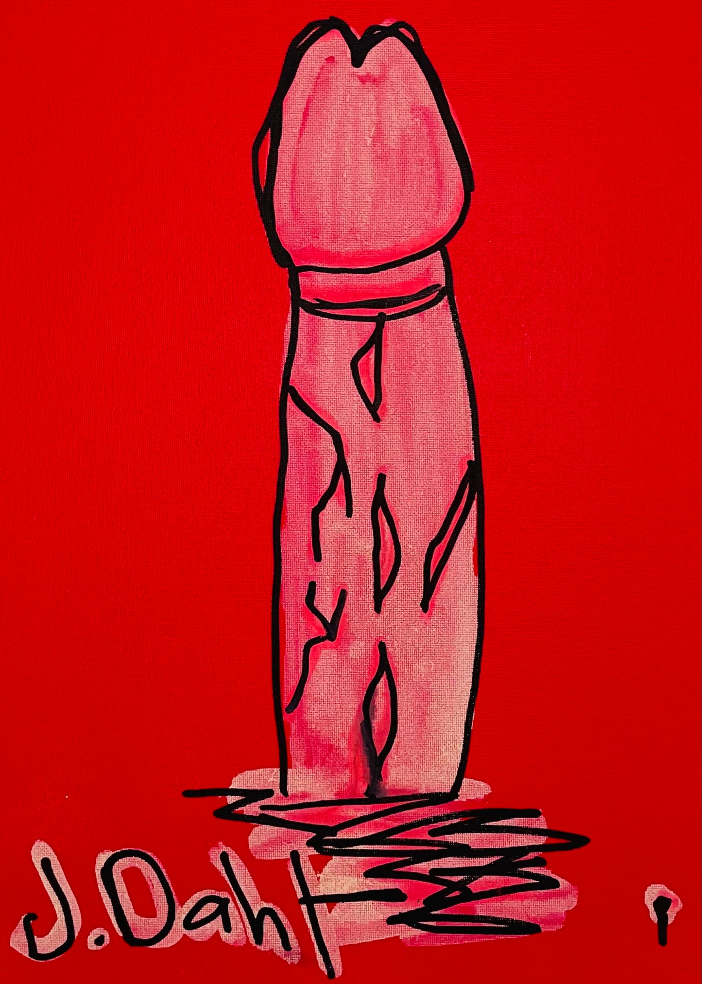 "PIK", kunsttryk af Jesper "Jokeren" Dahl nr. 40