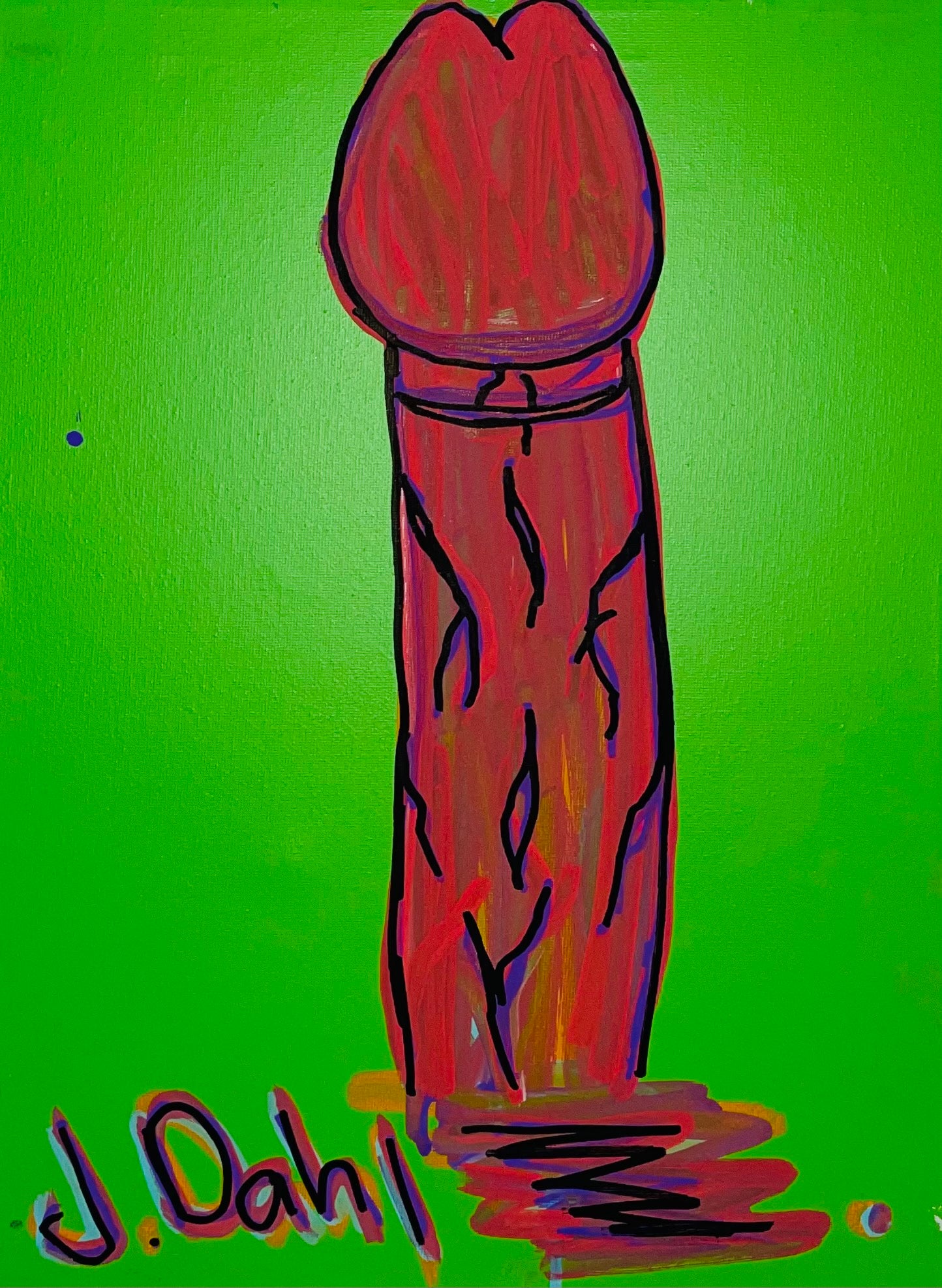"PIK", kunsttryk af Jesper "Jokeren" Dahl nr. 21