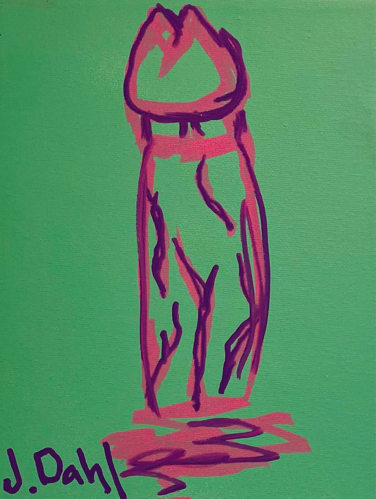 "PIK", kunsttryk af Jesper "Jokeren" Dahl nr. 5