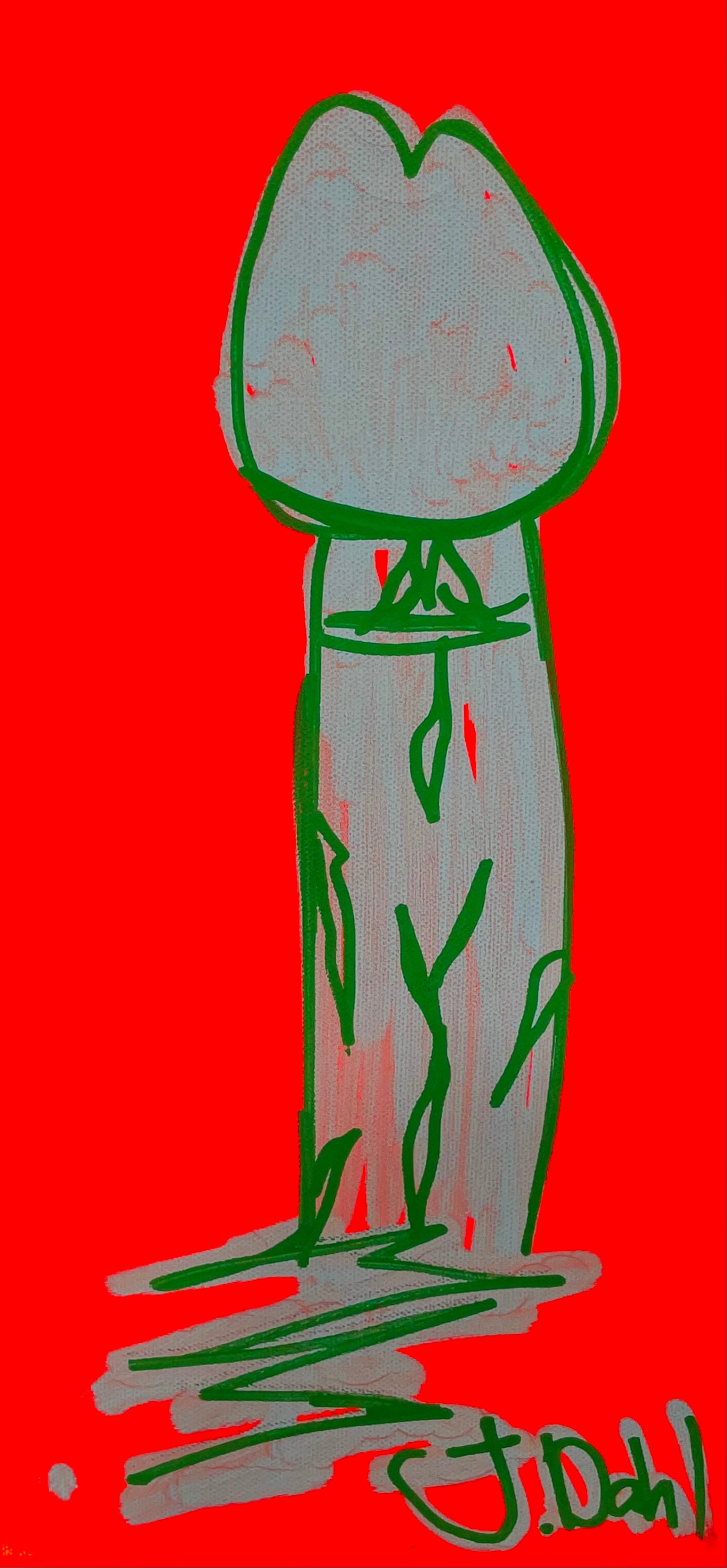 "PIK", kunsttryk af Jesper "Jokeren" Dahl nr. 8