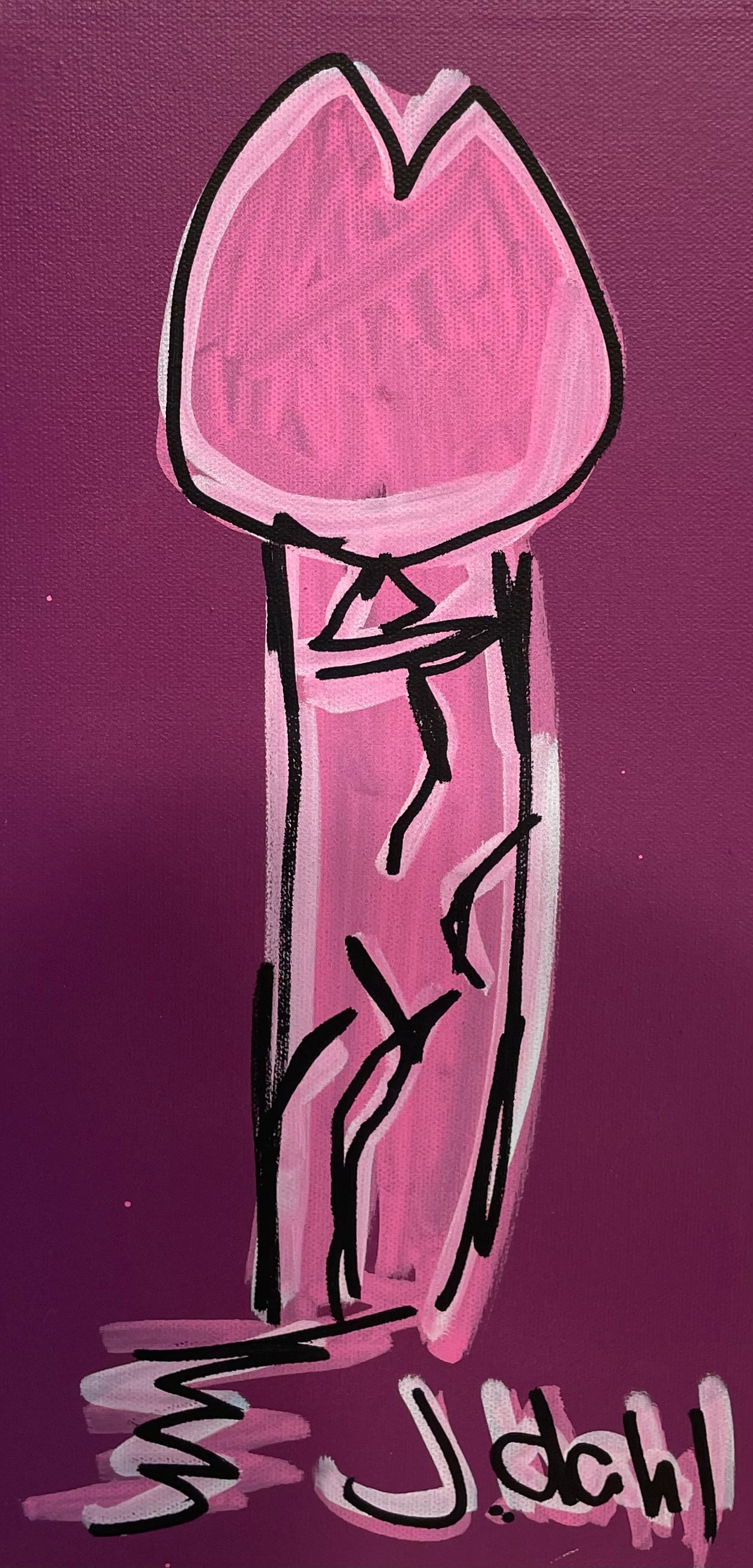 "PIK", kunsttryk af Jesper "Jokeren" Dahl nr. 17
