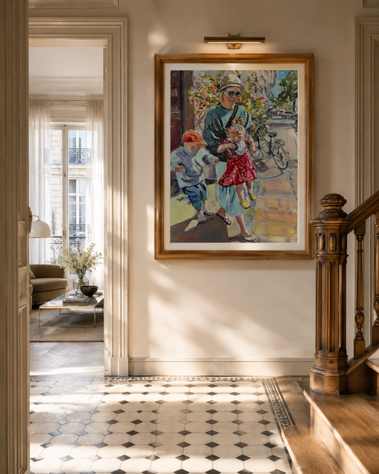 "Busy Mom", Original, Hilde Bergfjord Brunvoll