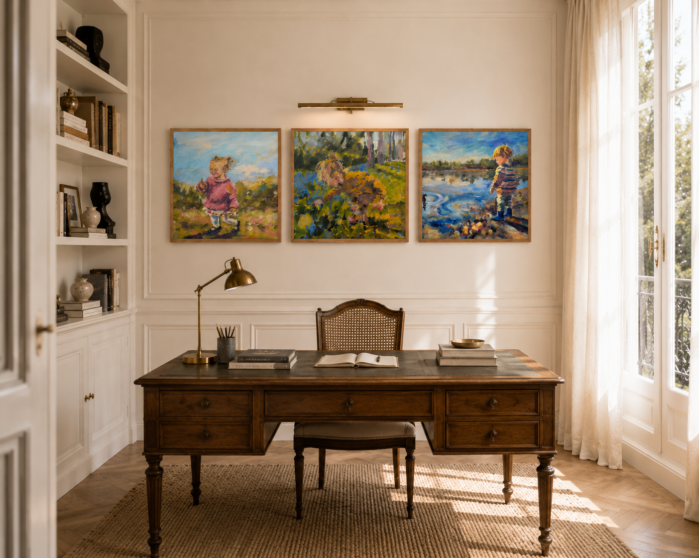 "Blomsterpike", Original, Hilde Bergfjord Brunvoll