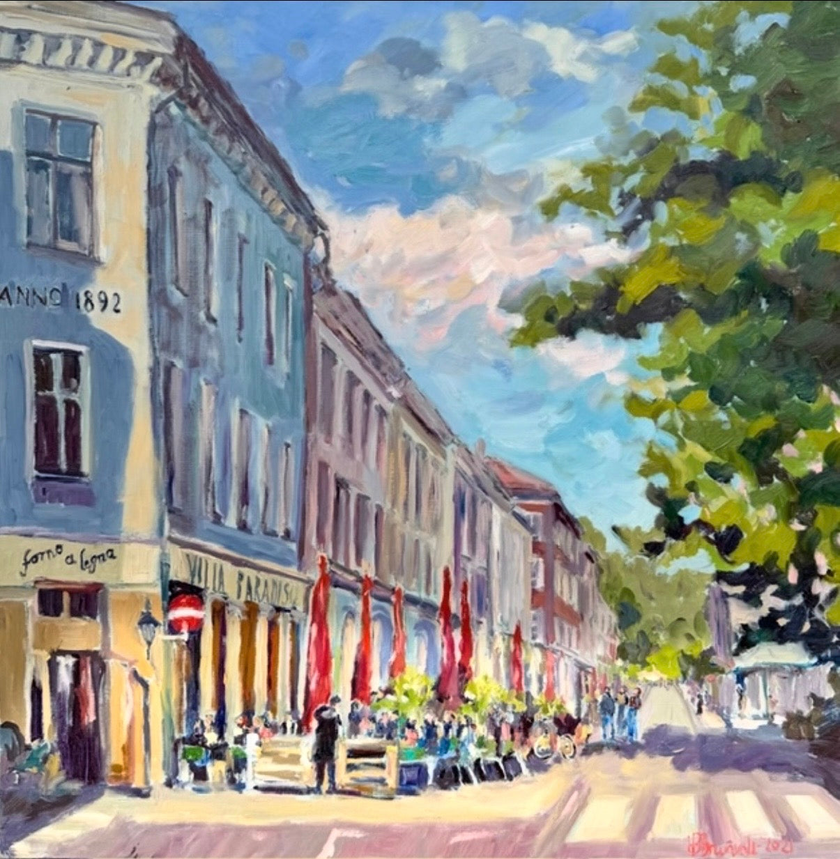 "Villa Paradiso", Original, Hilde Bergfjord Brunvoll