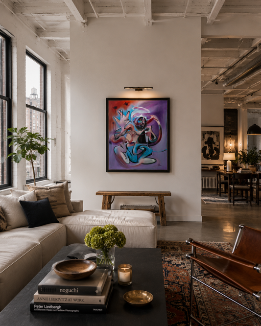 Timmi "Oneliner" Mensah, Original painting
